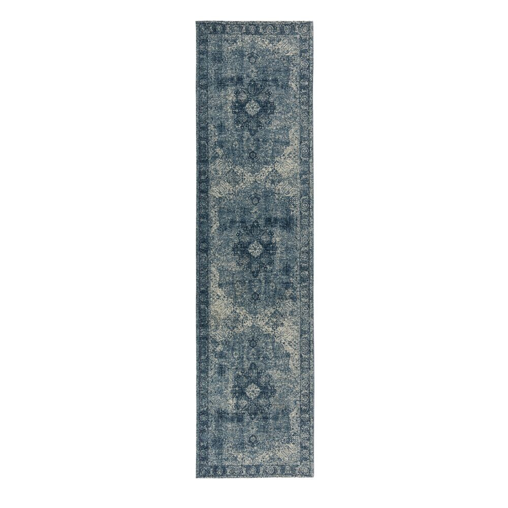 Levně Flair Rugs koberce Běhoun Manhattan Antique Blue - 60x230 cm