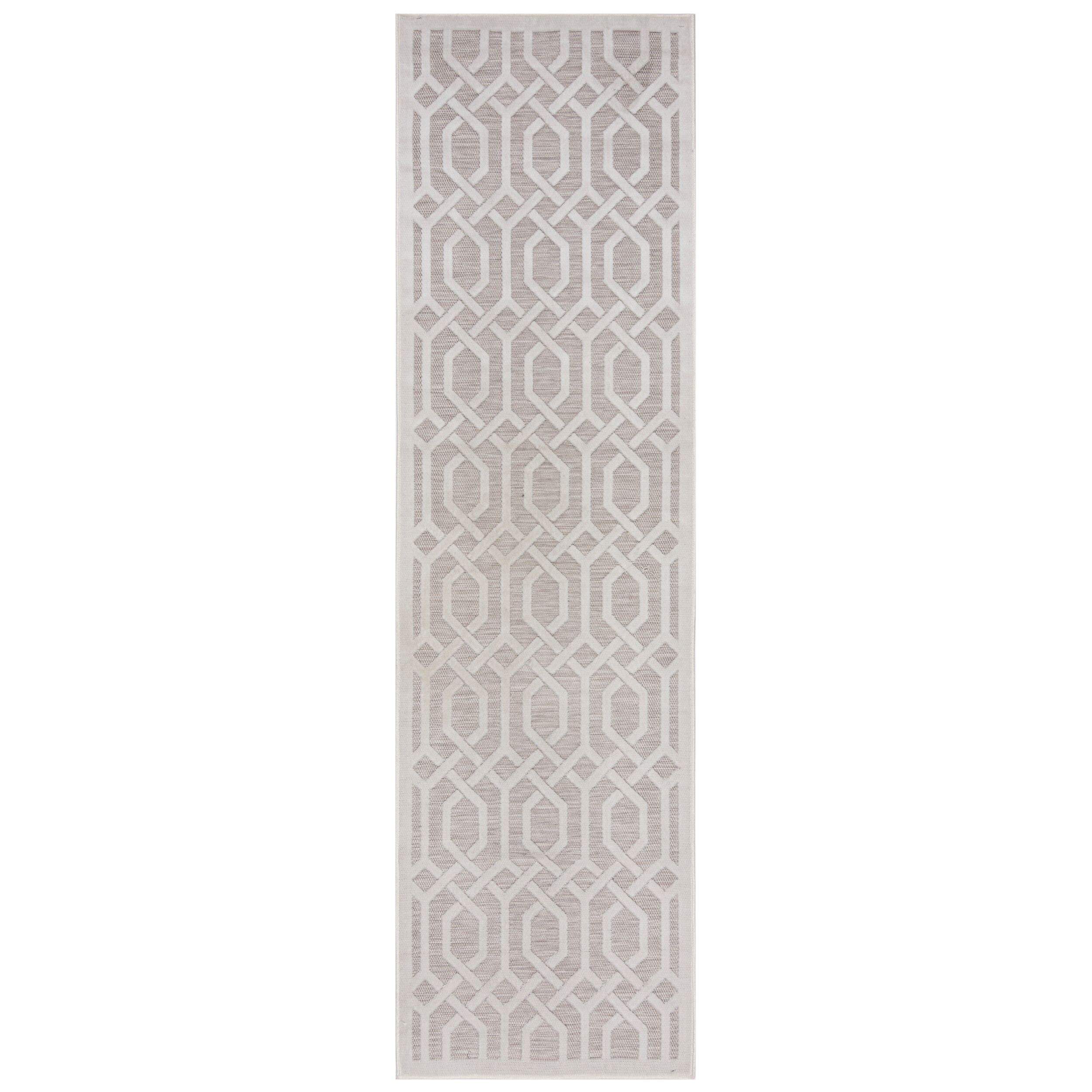 Levně Flair Rugs koberce Běhoun Piatto Mondo Natural – na ven i na doma - 66x230 cm