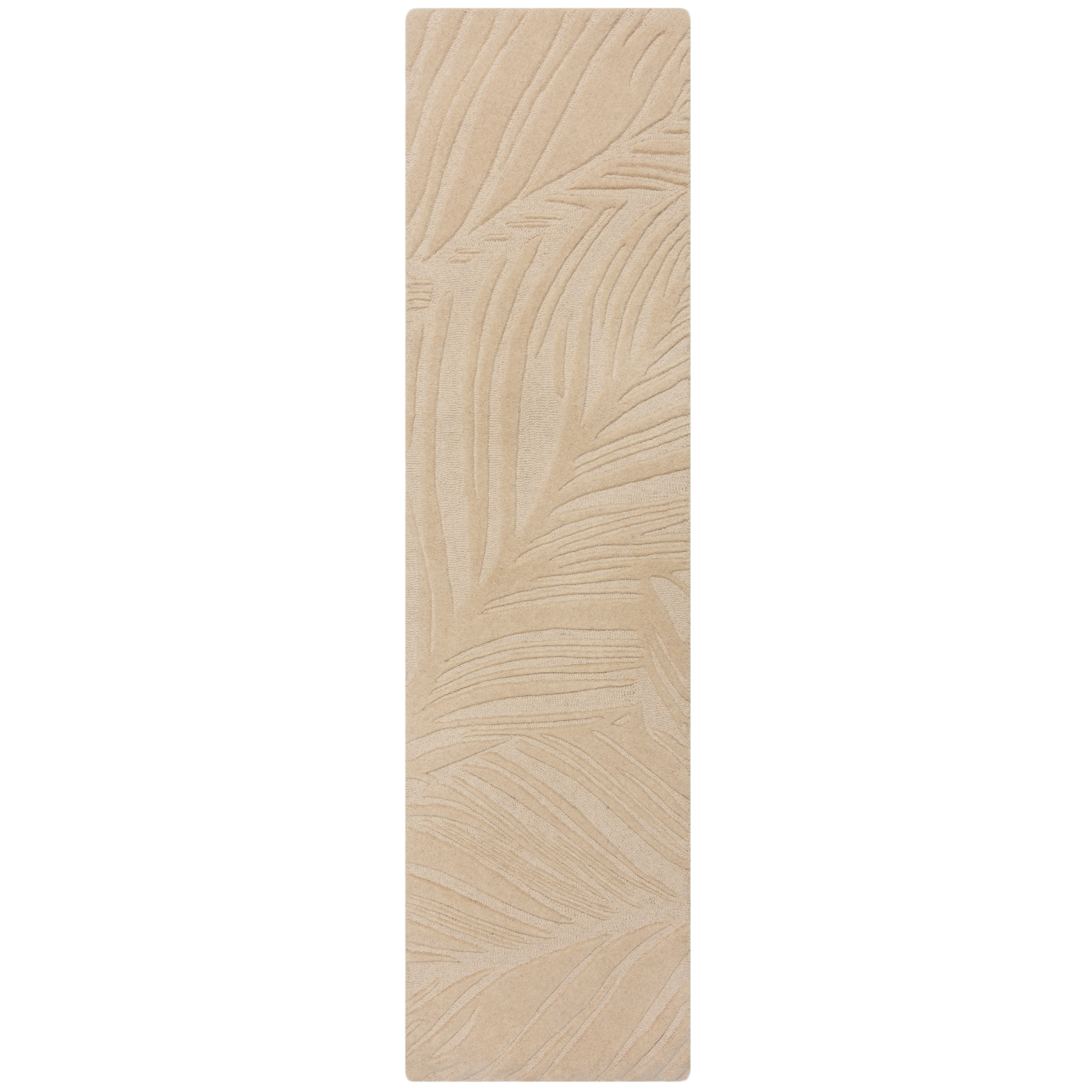 Levně Flair Rugs koberce Běhoun Solace Lino Leaf Natural - 60x230 cm