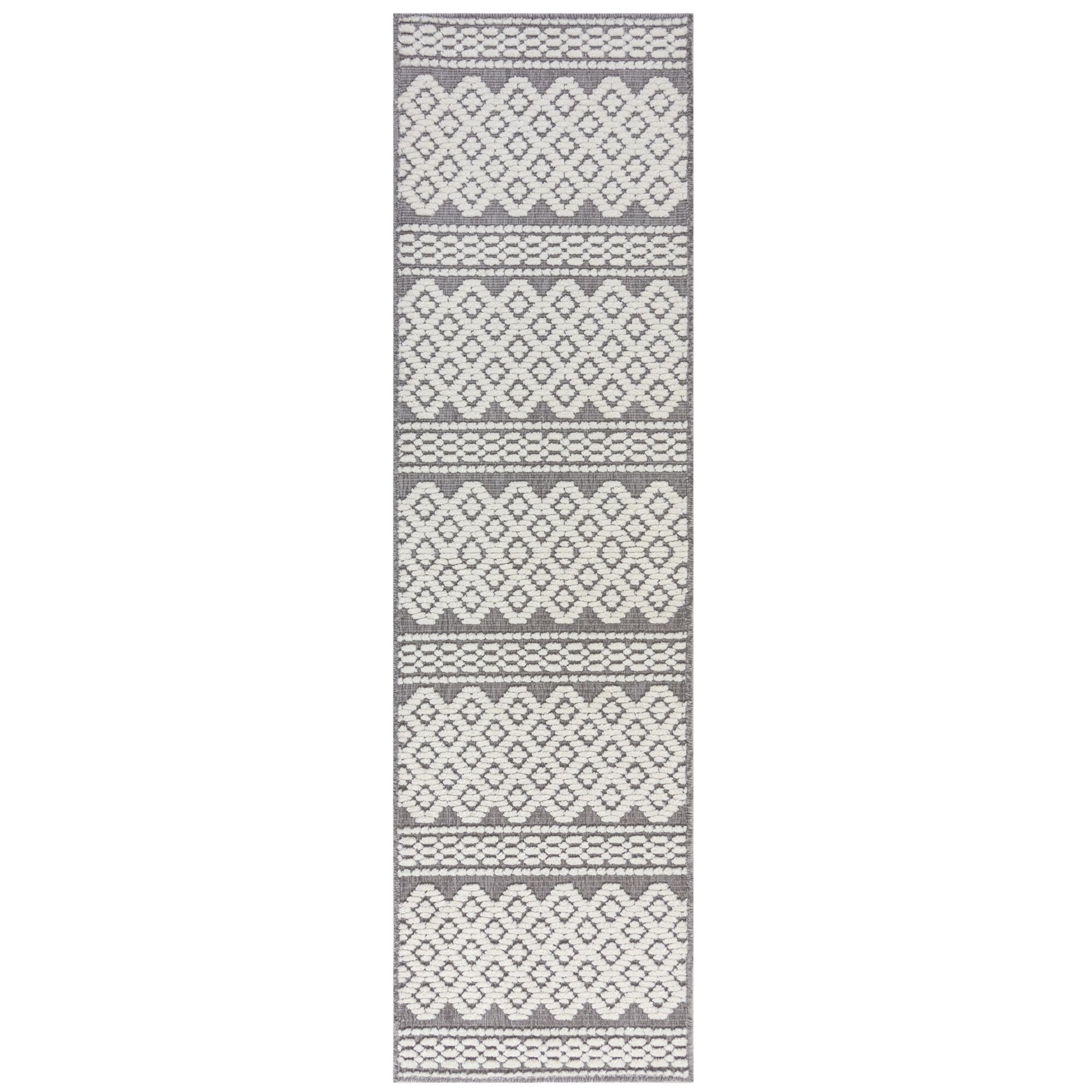 Levně Flair Rugs koberce Běhoun Verve Jhansi Grey - 60x240 cm