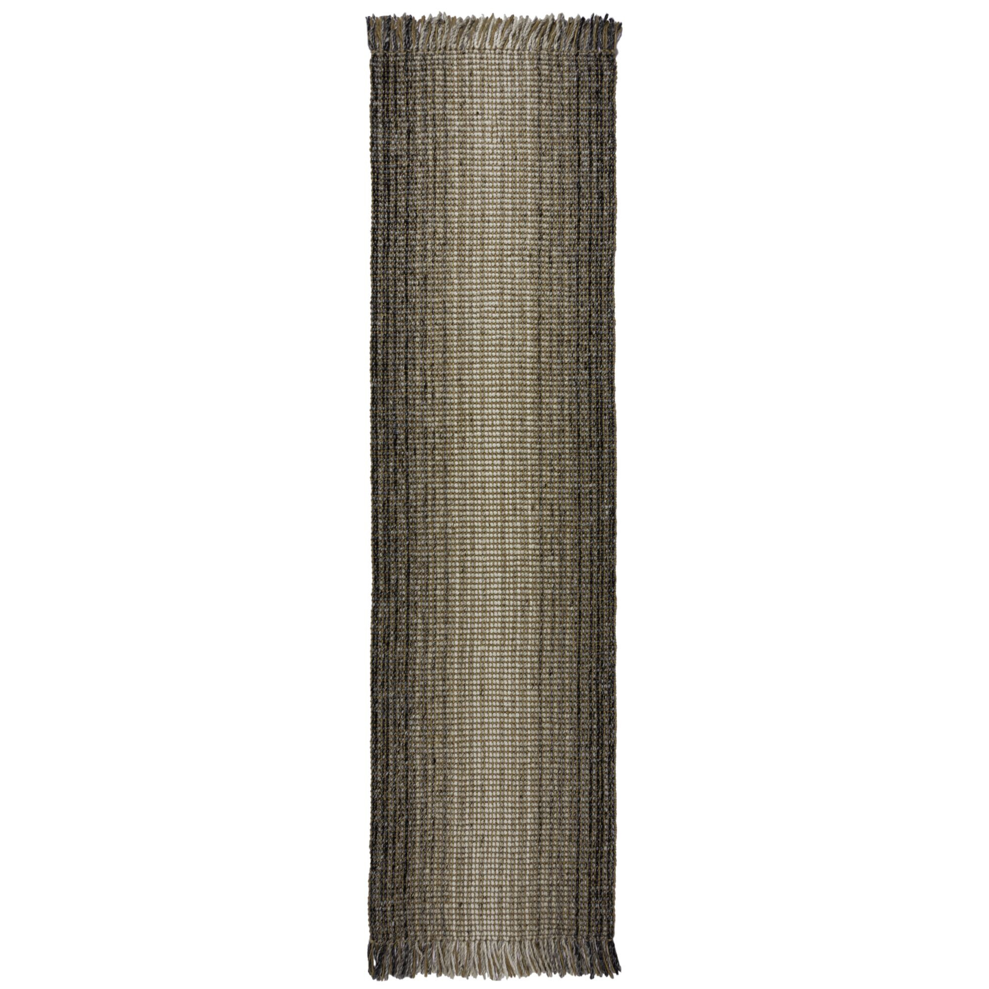 Levně Flair Rugs koberce Běhoun Mottle Jute Ombre Grey - 60x230 cm