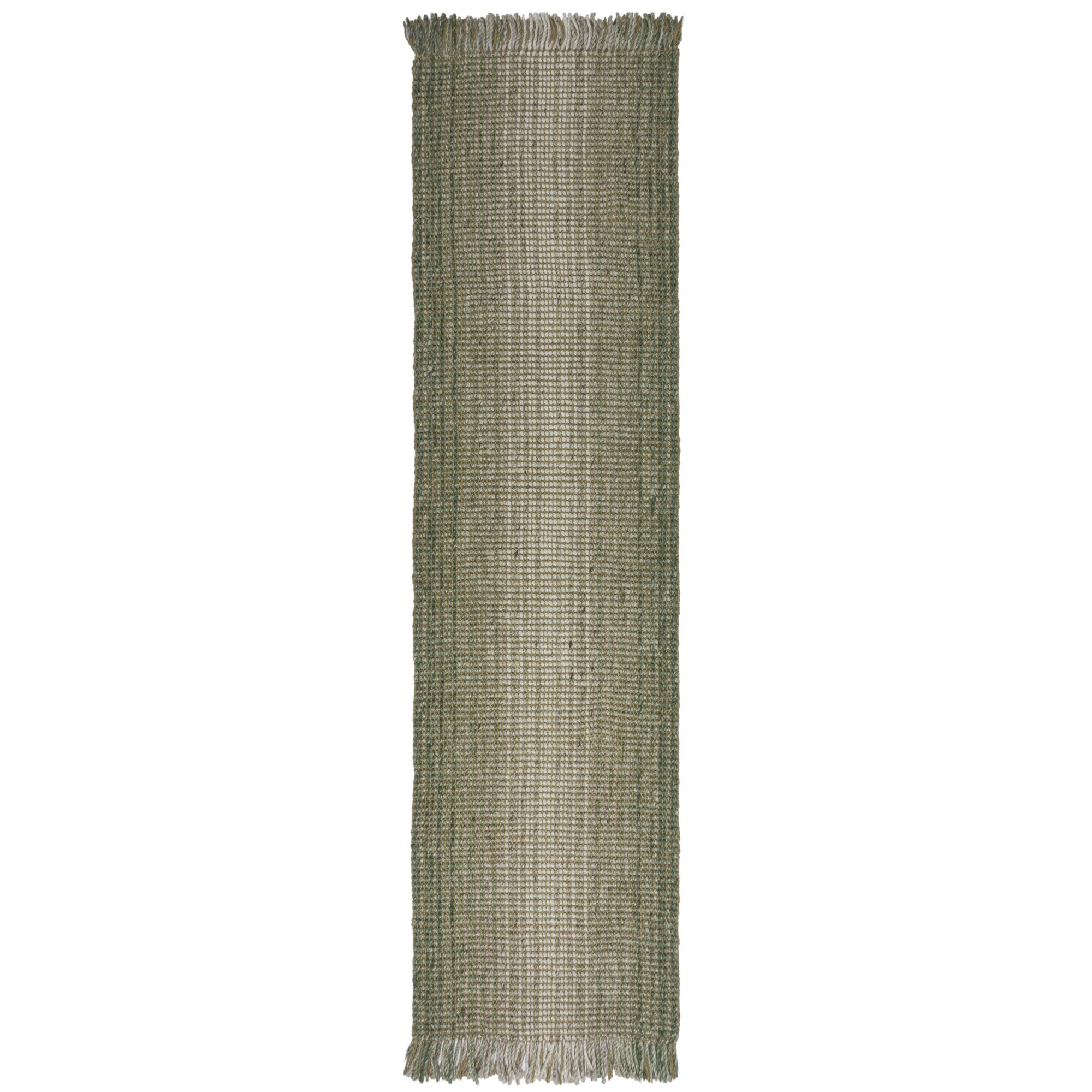 Levně Flair Rugs koberce Běhoun Mottle Jute Ombre Green - 60x230 cm