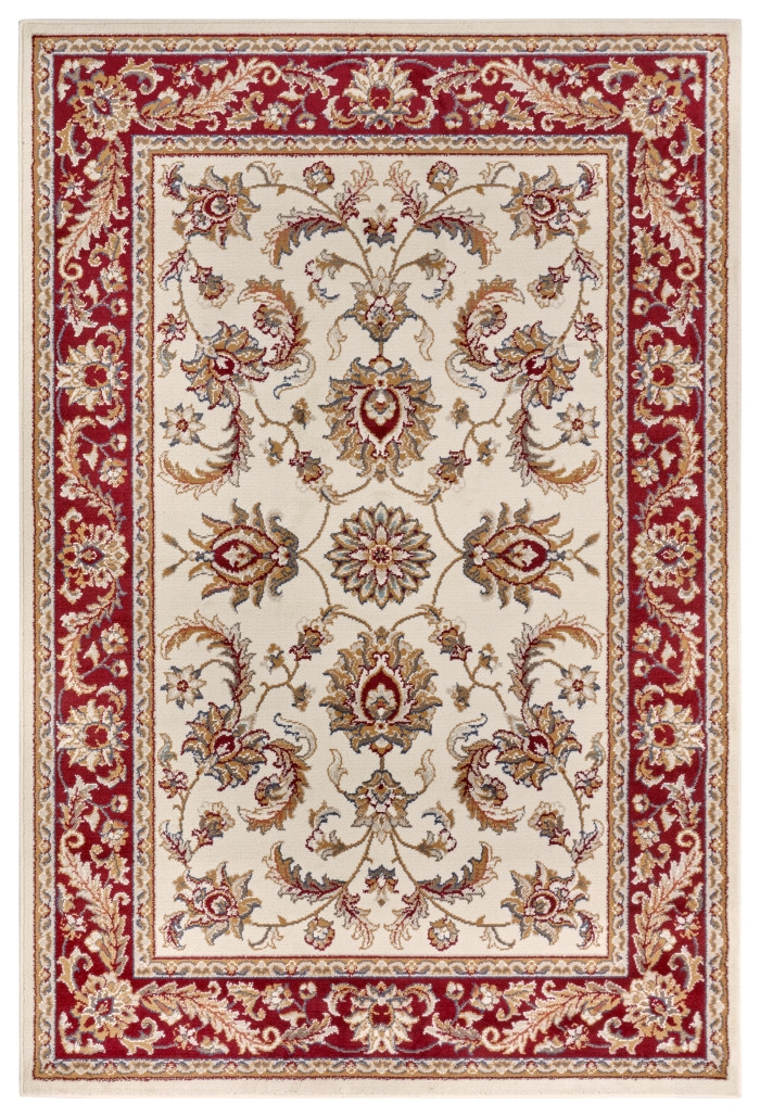 AKCE: 120x170 cm Kusový koberec Luxor 105643 Reni Cream Red - 120x170 cm Hanse Home Collection koberce