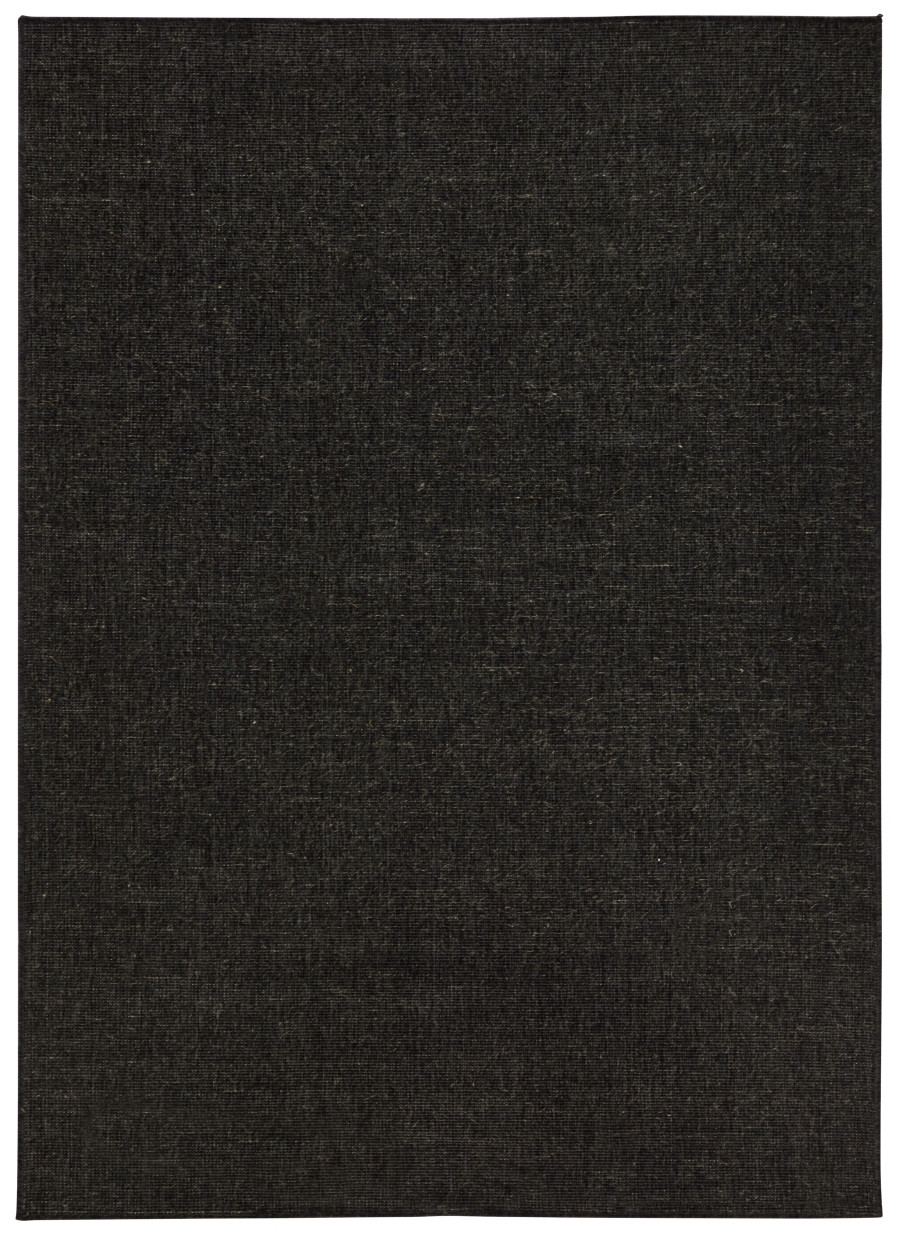 Levně NORTHRUGS - Hanse Home koberce Kusový koberec Twin-Wendeteppiche 103096 schwarz creme – na ven i na doma - 160x230 cm