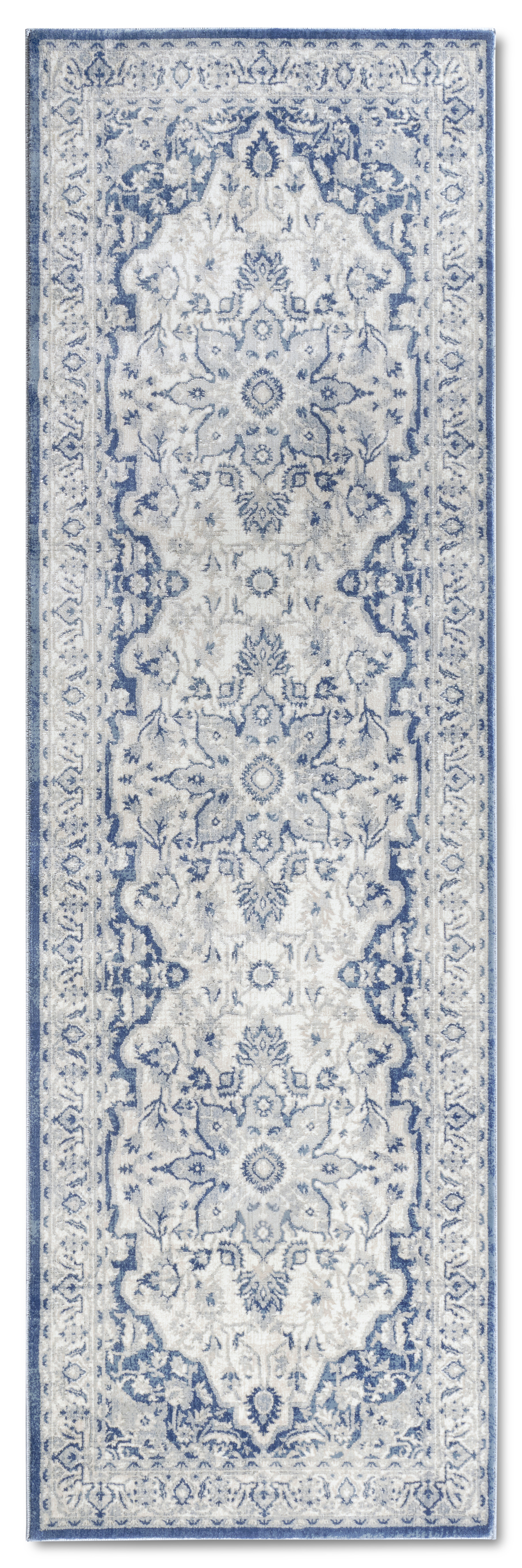 Levně Villeroy & Boch, Běhoun Villeroy & Boch 106122 Cream, Blue, 80x240, modrá, ložnice