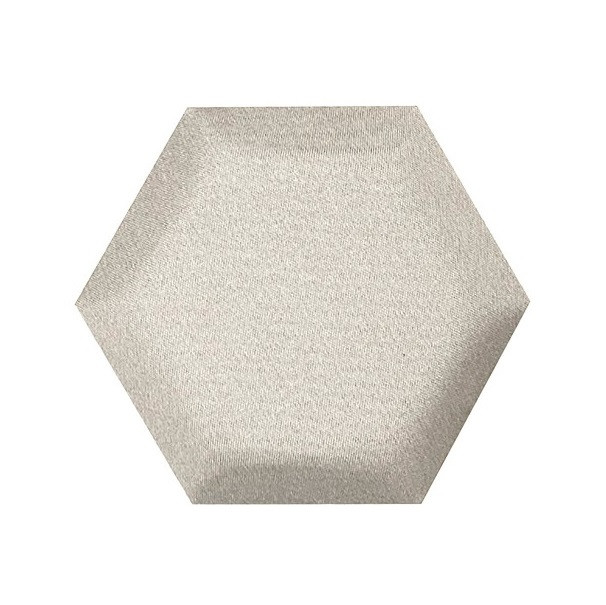 Levně Egibi Čalouněný akustický panel nástěnný Luna 33 cream hexagon - Hexagon 6x15 cm