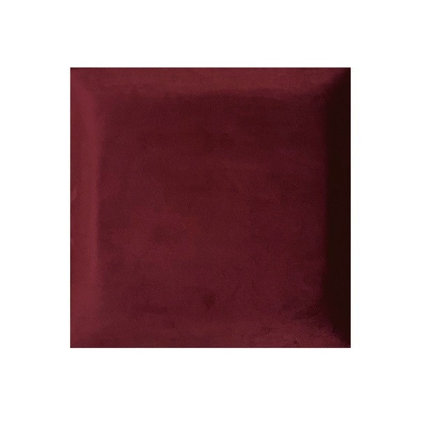 Levně Egibi Čalouněný akustický panel nástěnný Riwiera 59 bordó čtverec - Čtverec 30x30 cm