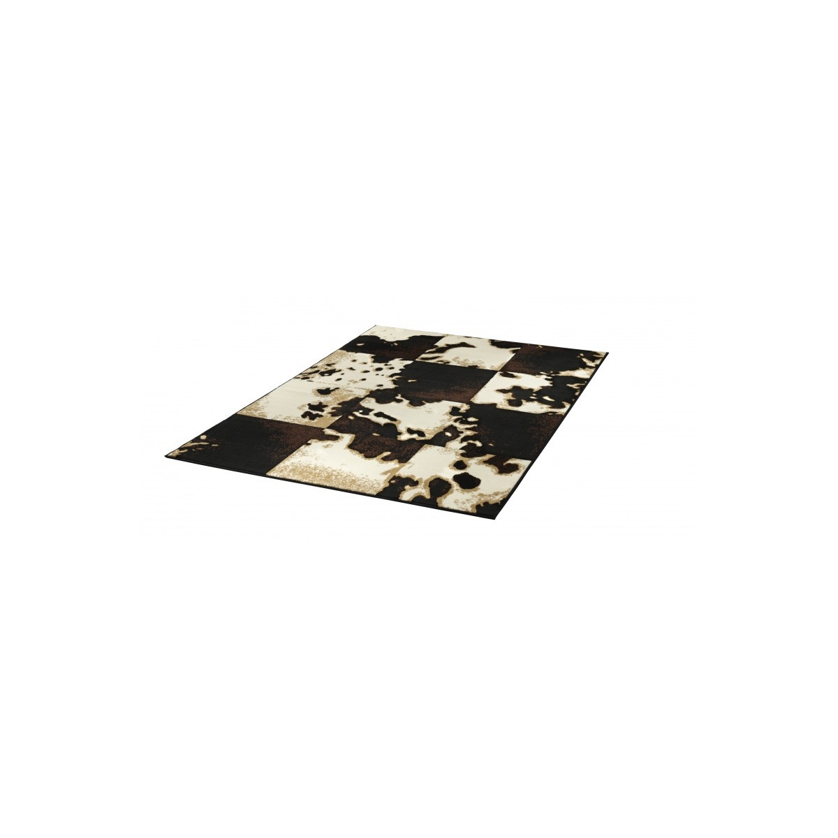 Kusový koberec Prime Pile 101580 Kuh Patchwork Optik