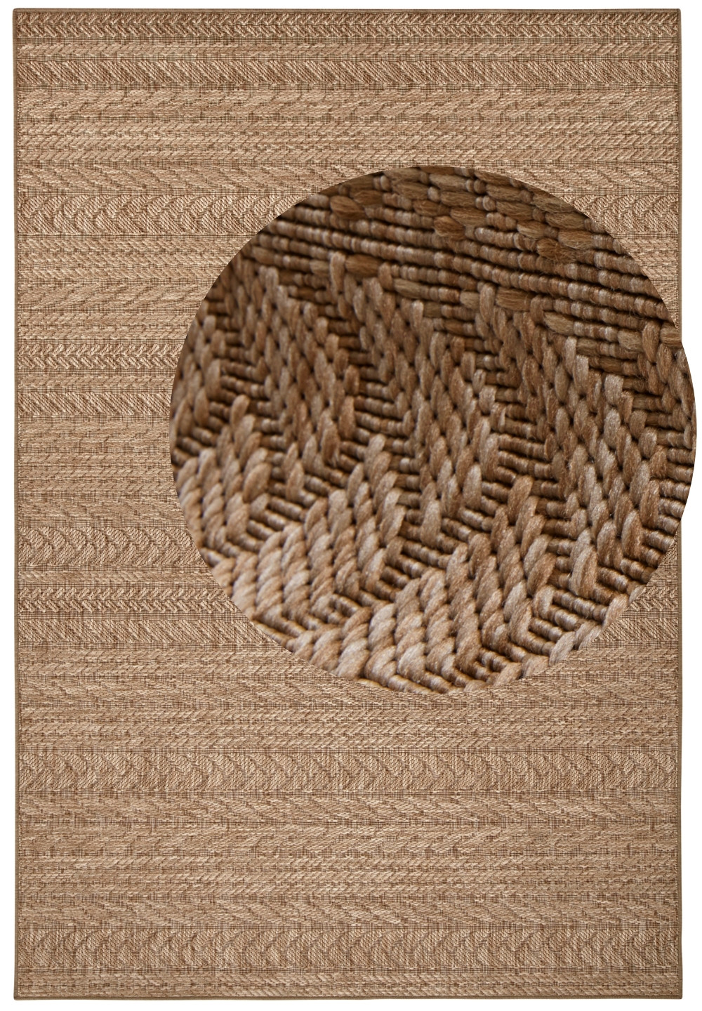 Kusový koberec Forest 103995 Beige/Brown – na ven i na doma