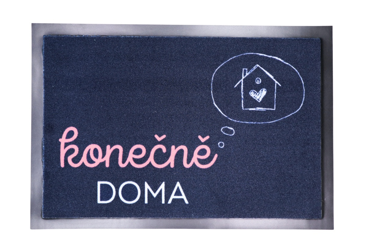 Rohožka Konečně DOMA 40x60 cm
