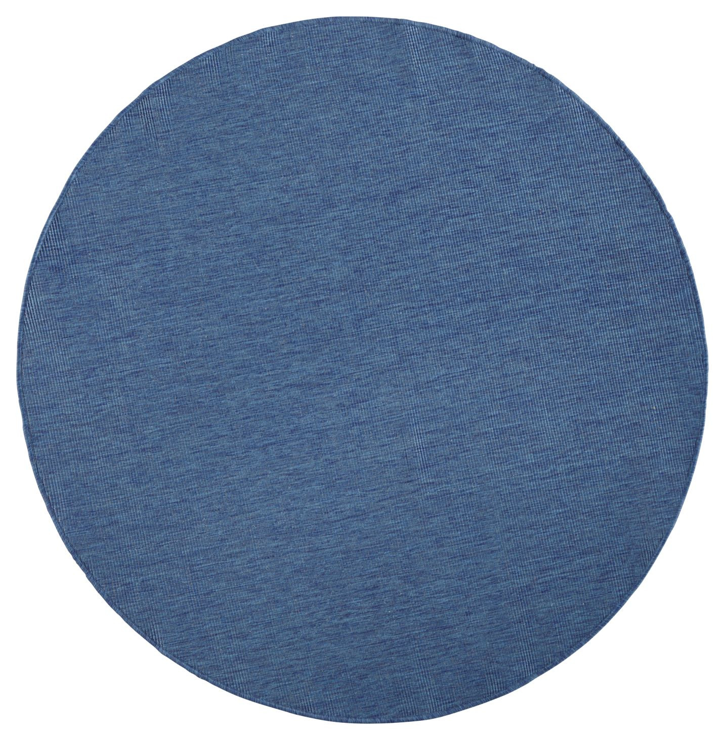 Levně Hanse Home, DOPRODEJ: 140x140 (průměr) kruh cm Kusový koberec Twin-Wendeteppiche 103100 blue cream kruh – na ven i na doma, 140x140 (průměr) kruh, modrá, chodba / předsíň