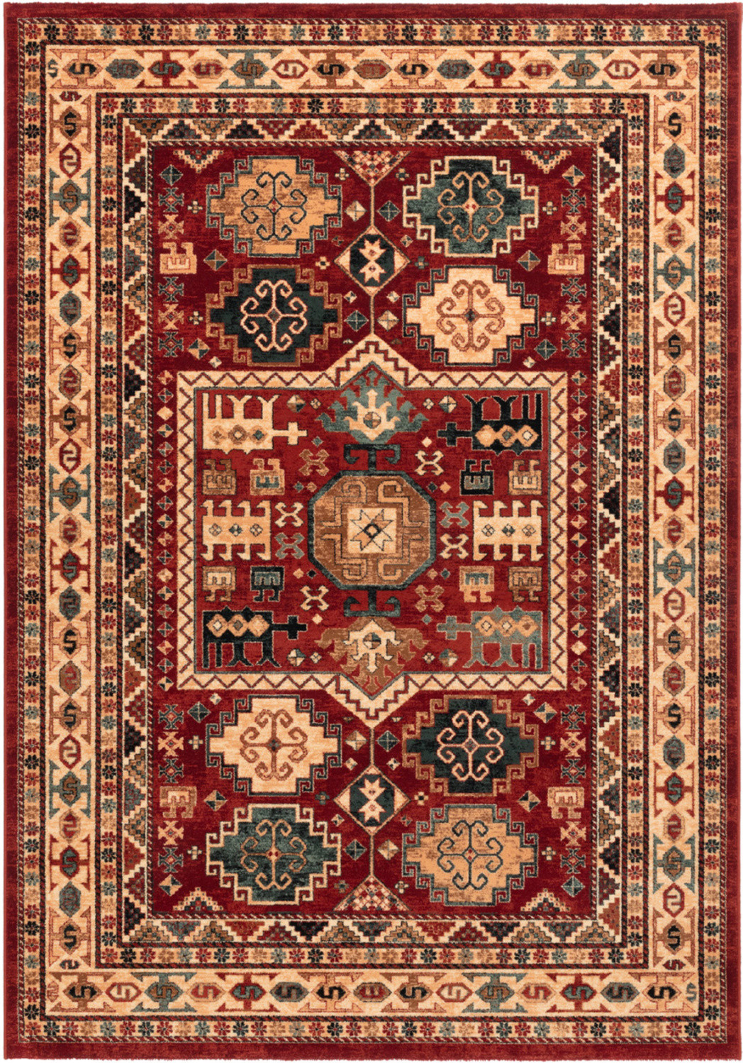 Osta, Kusový koberec Kashqai (Royal Herritage) 4306 300, 240x340, červená, chodba / předsíň