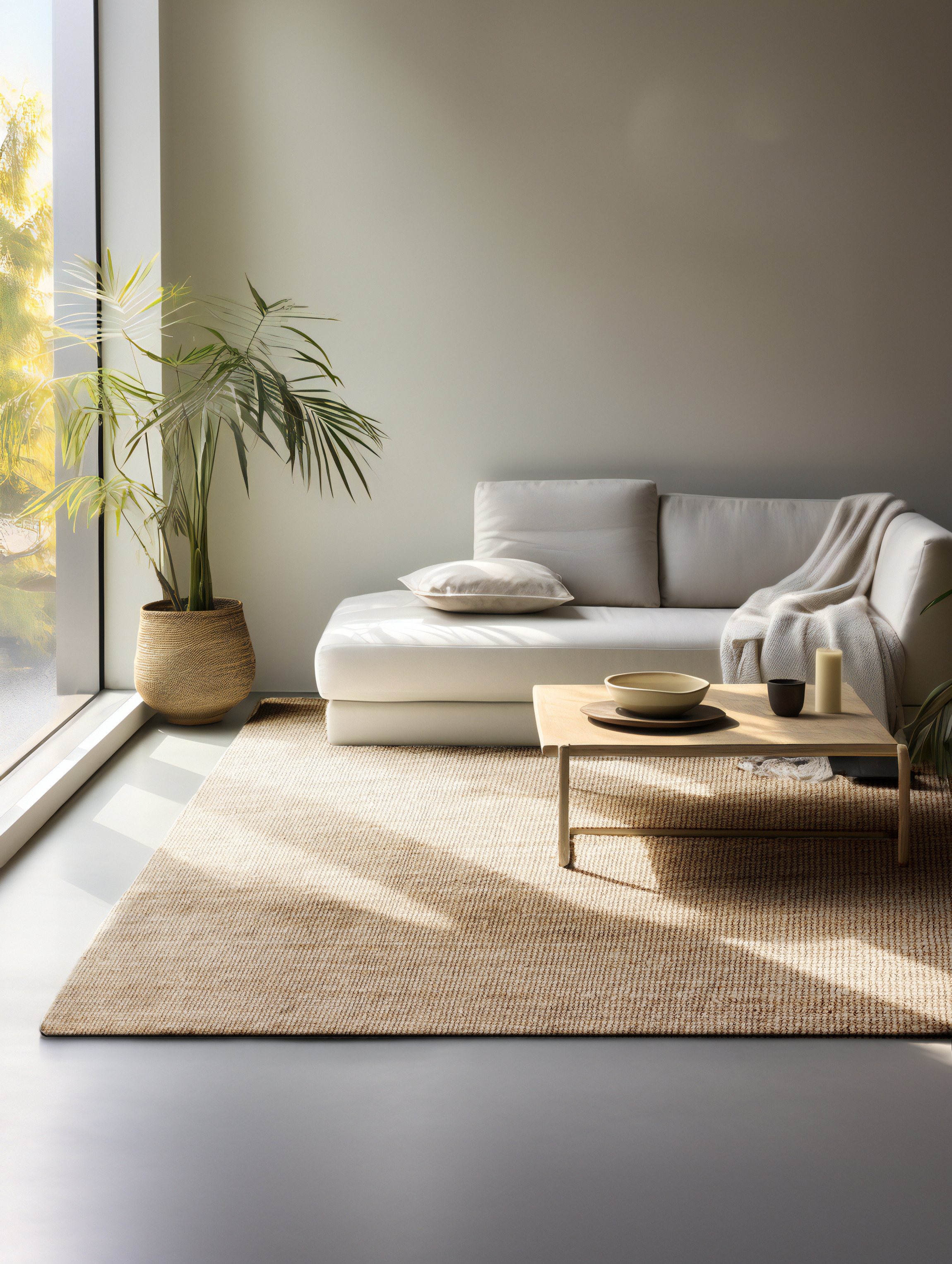 Kusový koberec Bouclé Jute 105974 Natural Golden