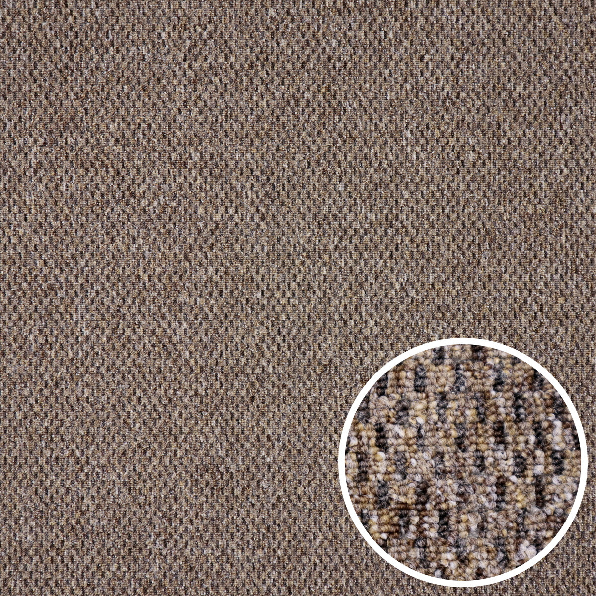 Levně Timzo, Metrážový koberec Rubin 2117 brown, na míru, šíře 4m, hnědá, ab (mřížka), chodba / předsíň