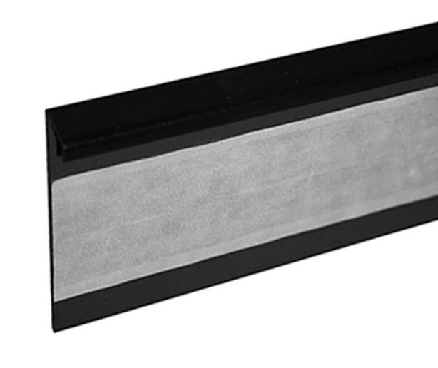 Döllken, DOPRODEJ: 2500x55x10 mm cm Kobercová (soklová) lišta TL55 110 černá 250 cm, 2500x55x10 mm, černá