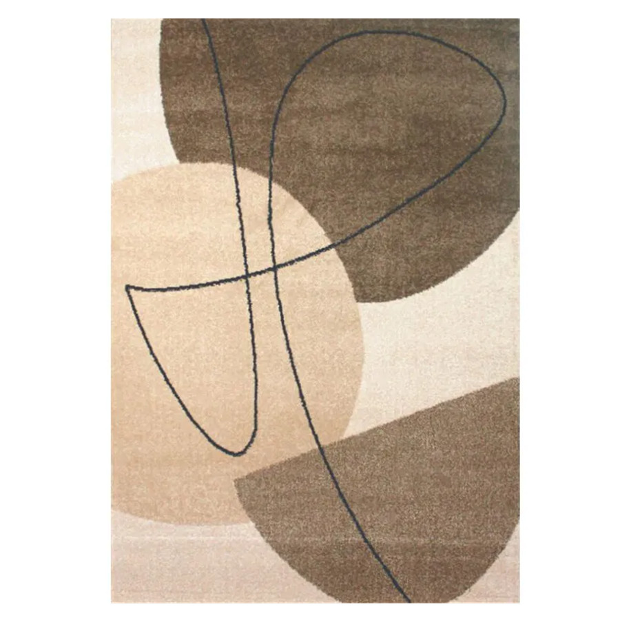 Spoltex, Kusový koberec Achat 550 Dark beige, 160x230, hnědá, obývací pokoj