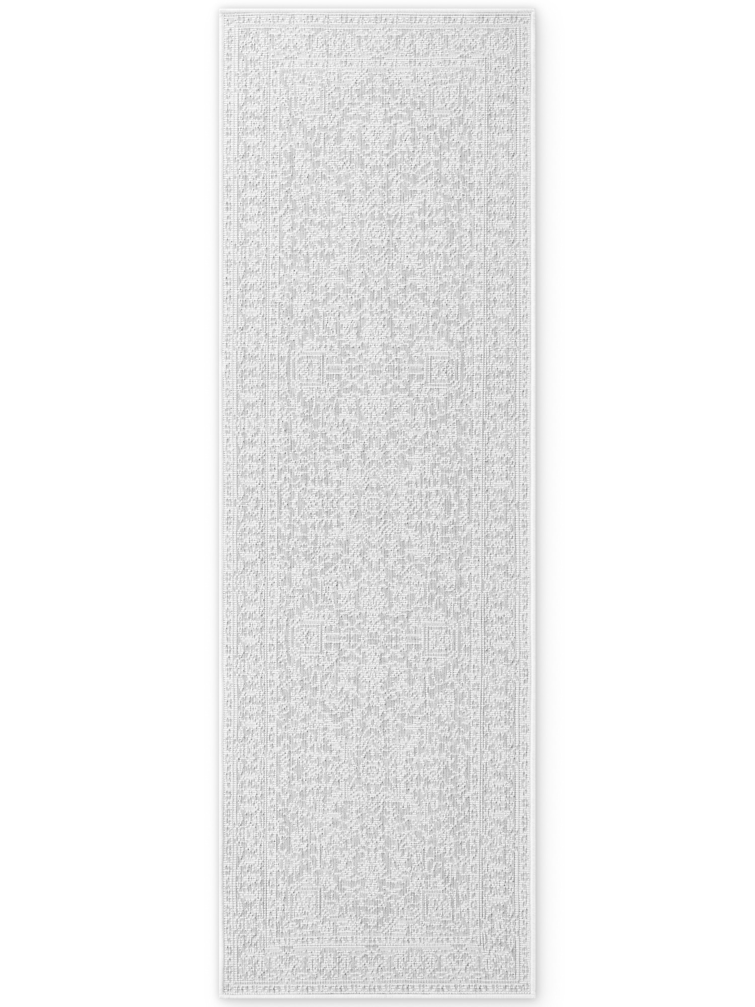 Levně NORTHRUGS, Běhoun Duet Kona 106249 White/Gray - na ven i na doma, 80x250, šedá, chodba / předsíň