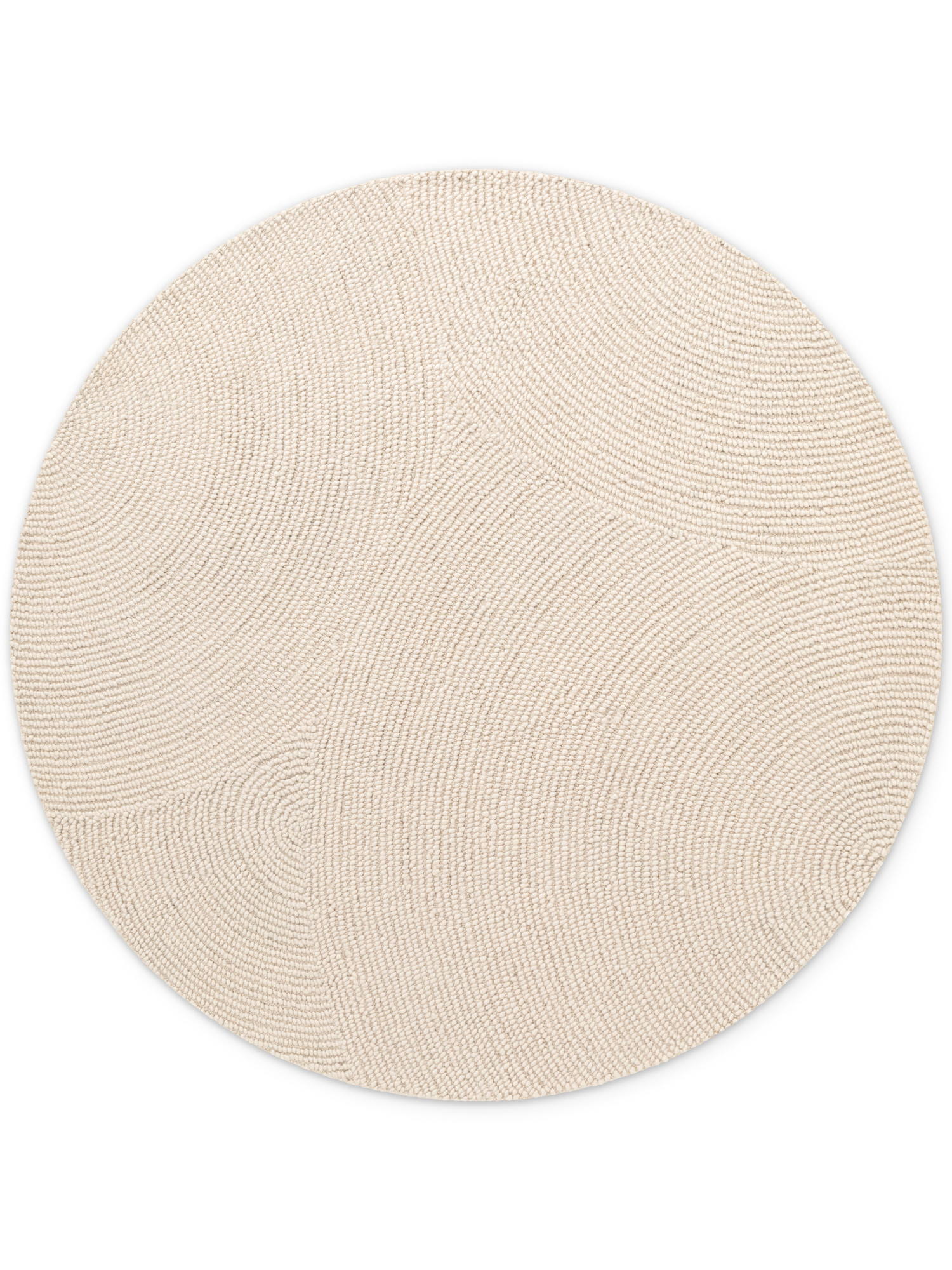 Levně Hanse Home, Kusový koberec Eleni 106220 Natur Weiß kruh, 120x120 (průměr) kruh, bílá, ložnice