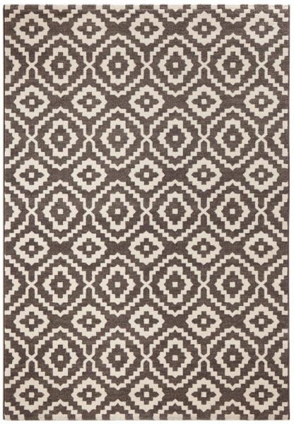 Levně SCHÖNGEIST & PETERSEN, AKCE: 133x195 cm Kusový koberec Diamond 102438, béžová, hnědá, obývací pokoj