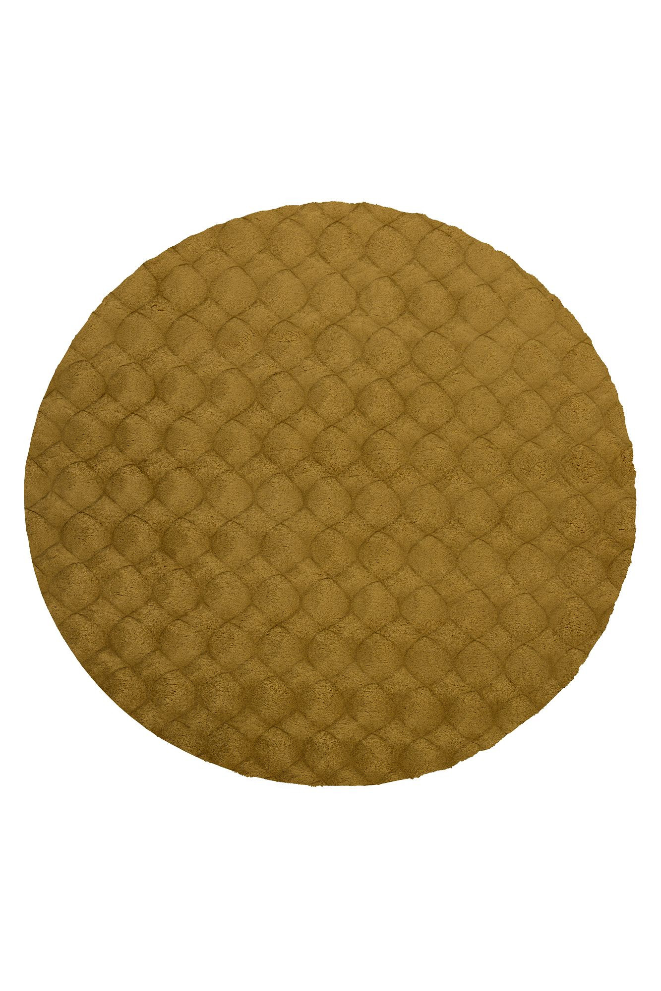 Levně Obsession, Kusový koberec Diamond Cut 800 Honey kruh, 120x120 (průměr) kruh, hnědá, ložnice