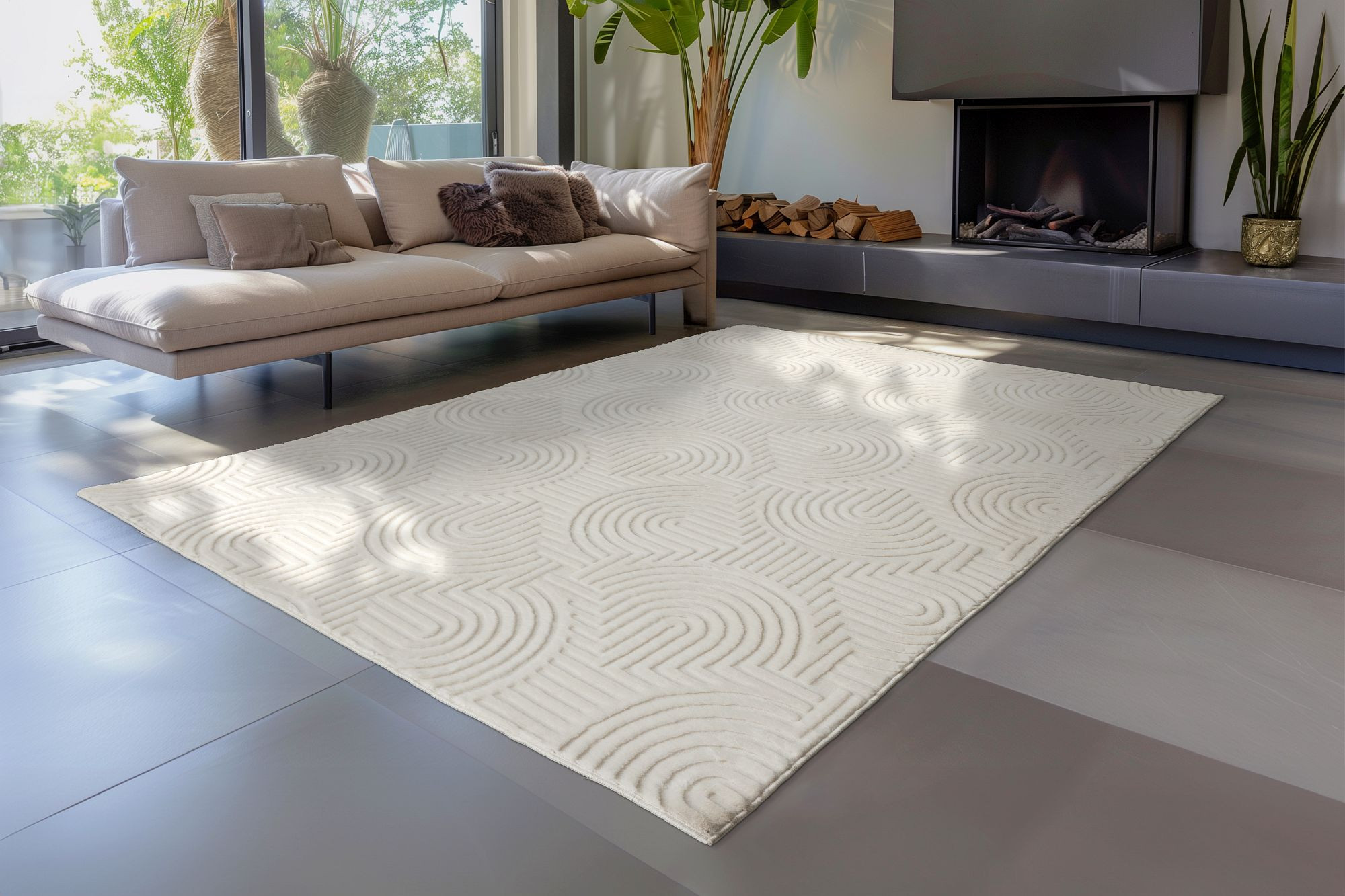 Obsession, Kusový koberec Zen Sei 200 Cream, 160x230, béžová, chodba / předsíň