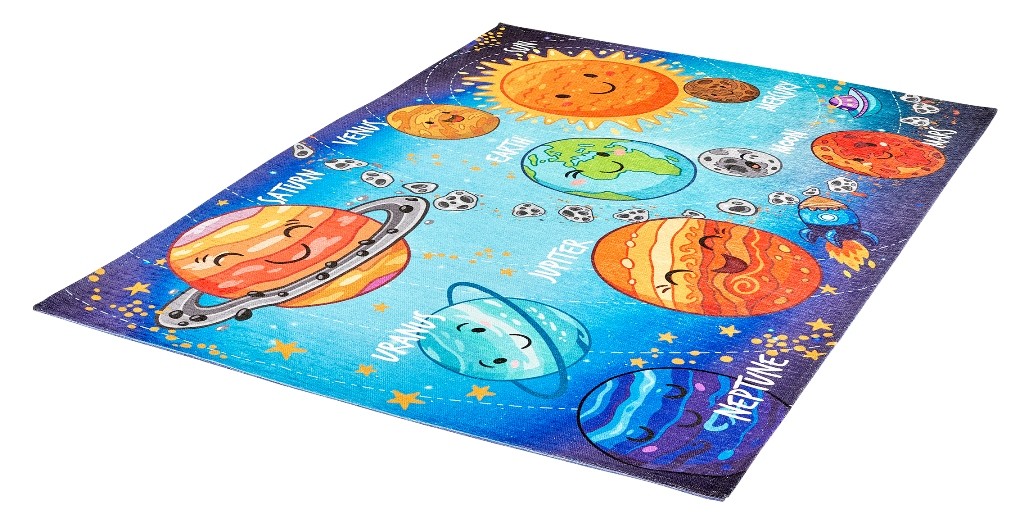 Dětský kusový koberec Torino kids 230 SOLAR SYSTEM