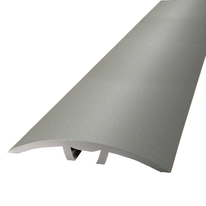 Levně Profilteam, DOPRODEJ: 2700x40 mm cm Přechodová lišta (profil) Stříbro, 2700x40 mm, šedá