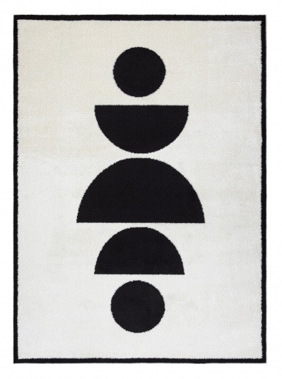 Levně Dywany Łuszczów, AKCE: 80x150 cm Kusový koberec Mode 8598 geometric cream/black, černobílá, dětský pokoj