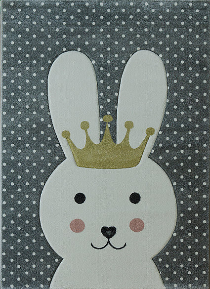 Levně Berfin Dywany, AKCE: 160x230 cm Dětský kusový koberec Smart Kids 22414 Grey, šedá, dětský pokoj