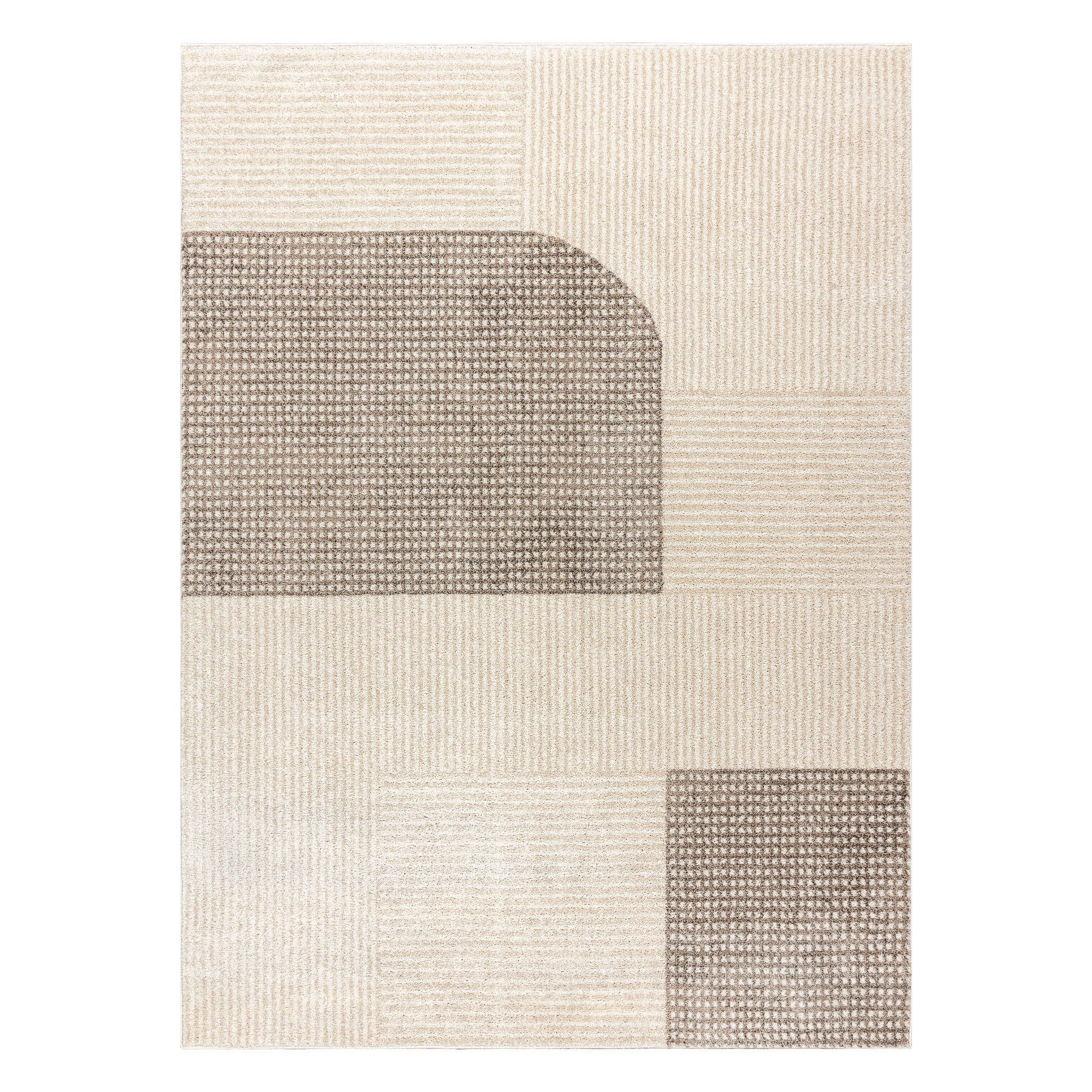 Levně Dywany Łuszczów, Kusový koberec Fusion 0805 cream/beige, 120x170, béžová, kancelář