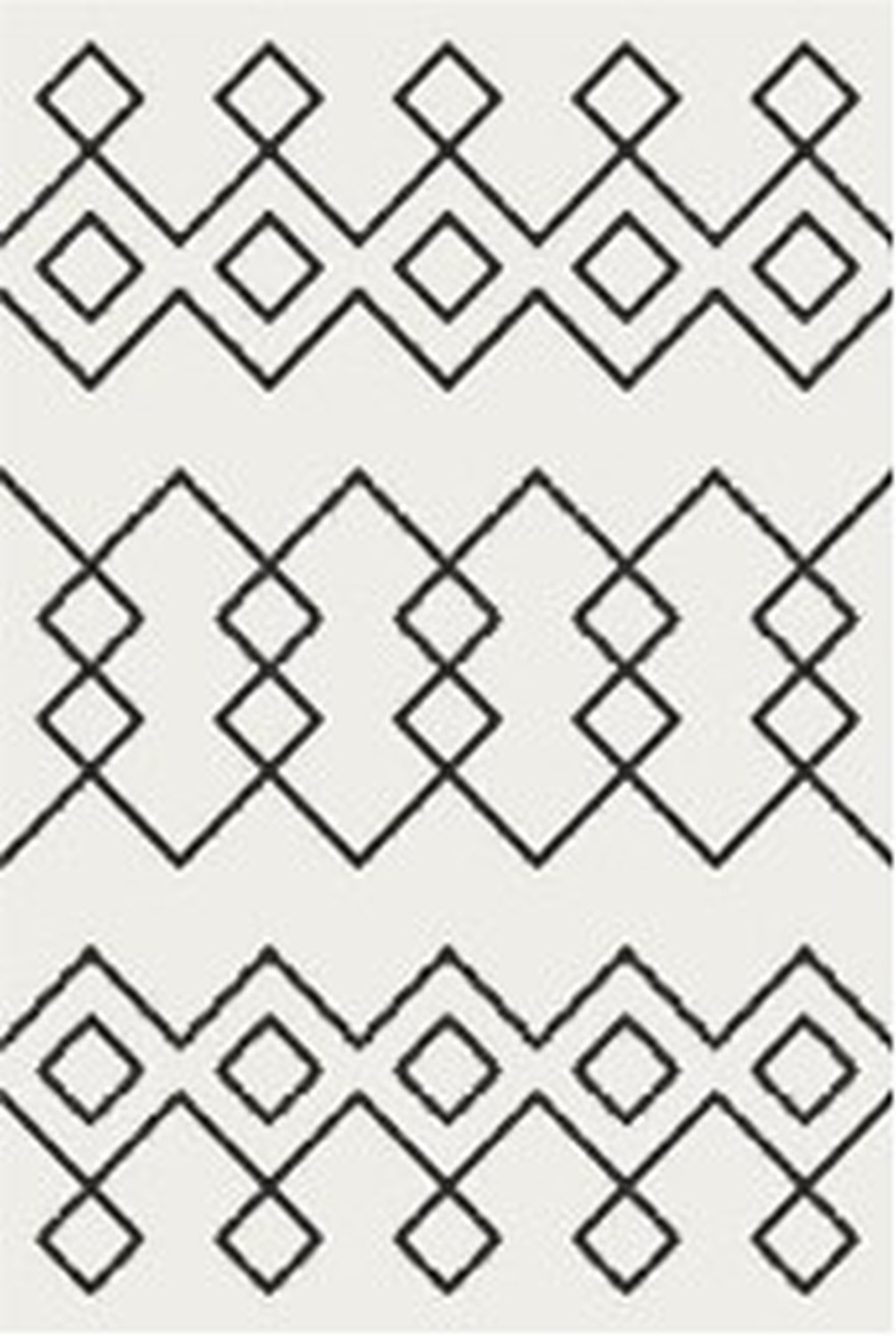 Levně My Flair, Kusový koberec Moroccan Dream weiß kruh, 190x190 (průměr) kruh, černobílá, ložnice