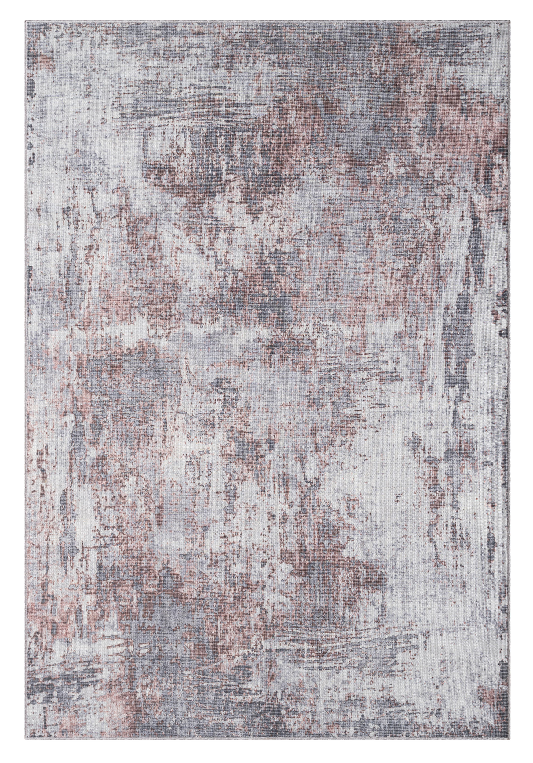 My Flair, Kusový koberec Avery grau/braun – na ven i na doma, 200x290, šedá, chodba / předsíň
