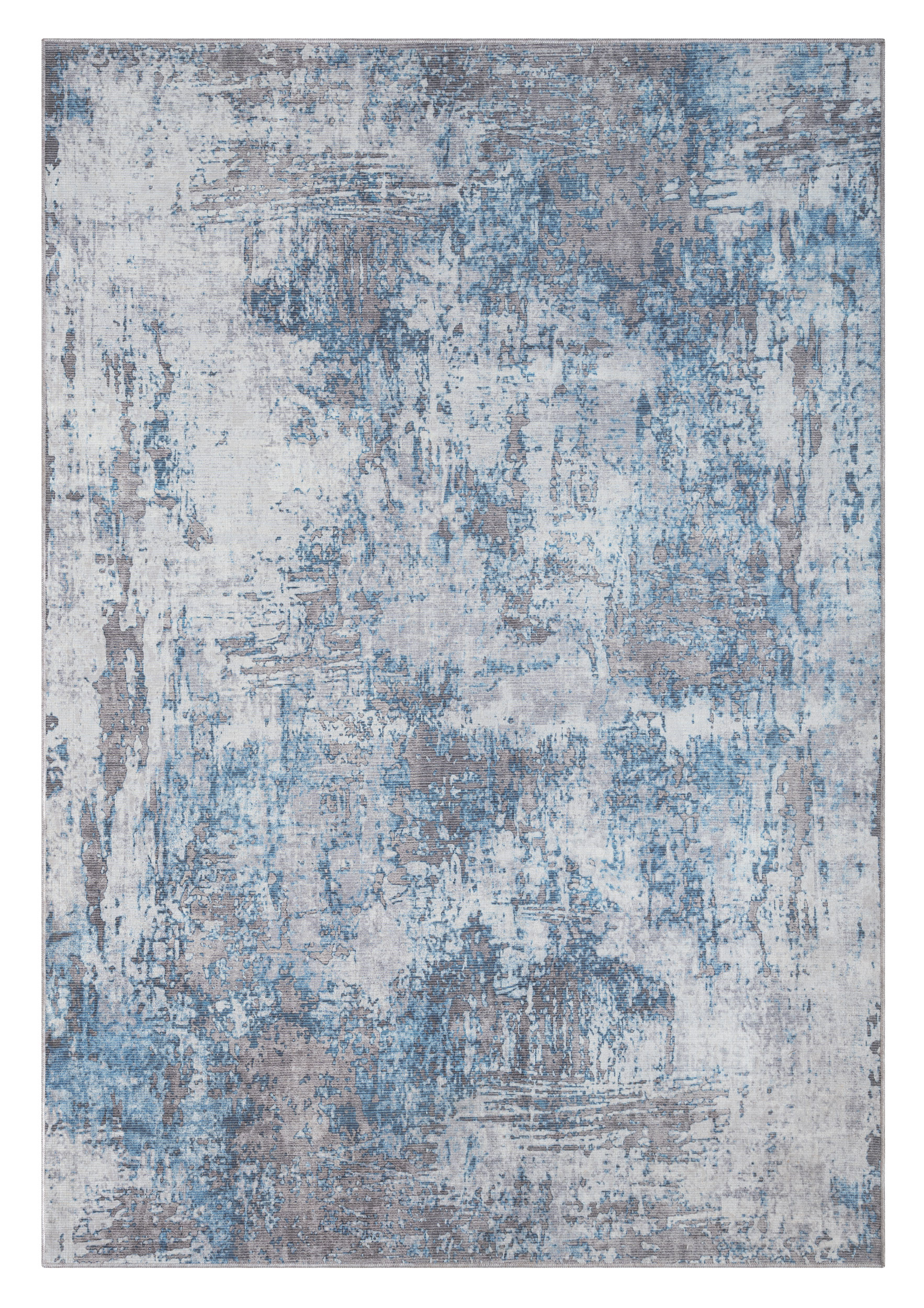 Levně My Flair, Kusový koberec Avery blau/grau – na ven i na doma, 160x230, modrá, chodba / předsíň