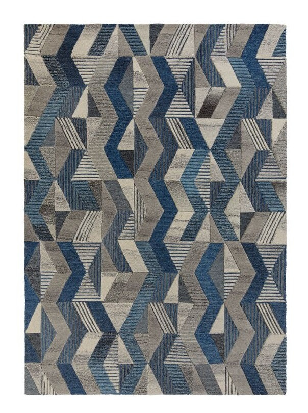 Levně Flair Rugs, AKCE: 160x230 cm Kusový koberec Moda Asher Blue, modrá, chodba / předsíň