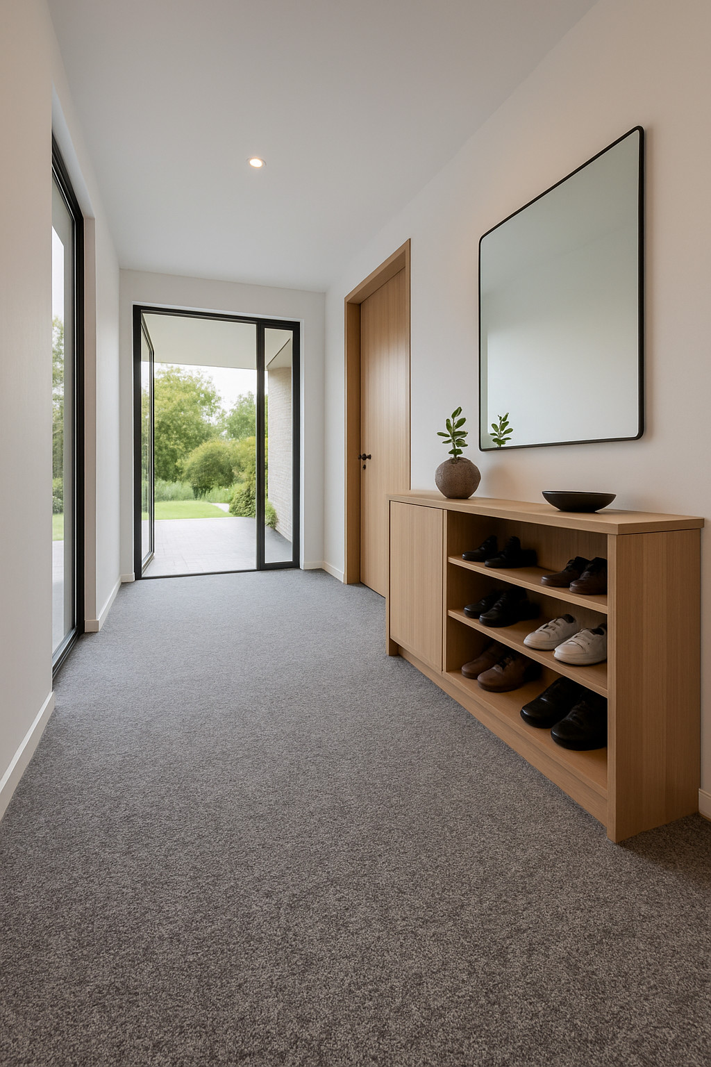 Metrážový koberec Lindau 60 Béžový, zátěžový, na míru, šíře 4m, šedá, resine, chodba / předsíň