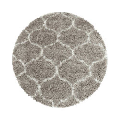 Levně Ayyildiz, DOPRODEJ: 120x120 (průměr) kruh cm Kusový koberec Salsa Shaggy 3201 beige kruh, 120x120 (průměr) kruh, béžová, ložnice