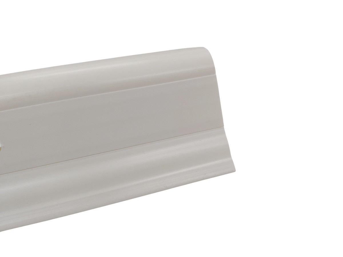 Levně Döllken, DOPRODEJ: 2500x50x25 mm cm Soklová podlahová lišta SLK50 W117 bílá 2,5 m, 2500x50x25 mm, bílá