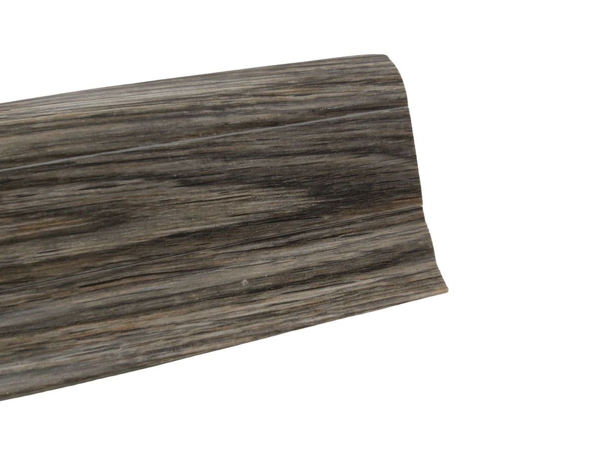 Levně Döllken, DOPRODEJ: 2500x50x25 mm cm Soklová podlahová lišta SLK50 W643 Borovice severská 2,5 m, 2500x50x25 mm, hnědá