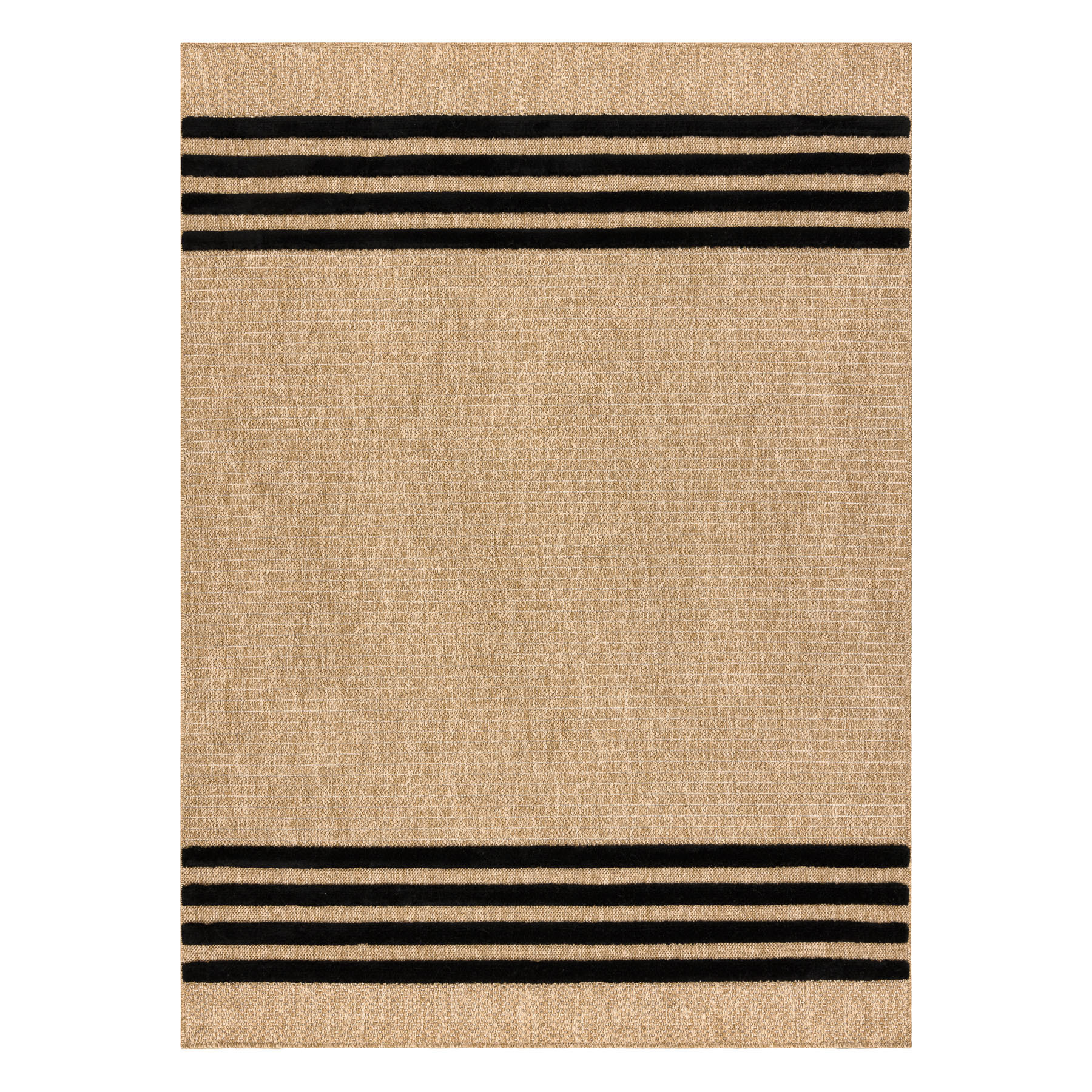 Levně Dywany Łuszczów, Kusový koberec Spark 0689 beige/black, 120x170, béžová, chodba / předsíň