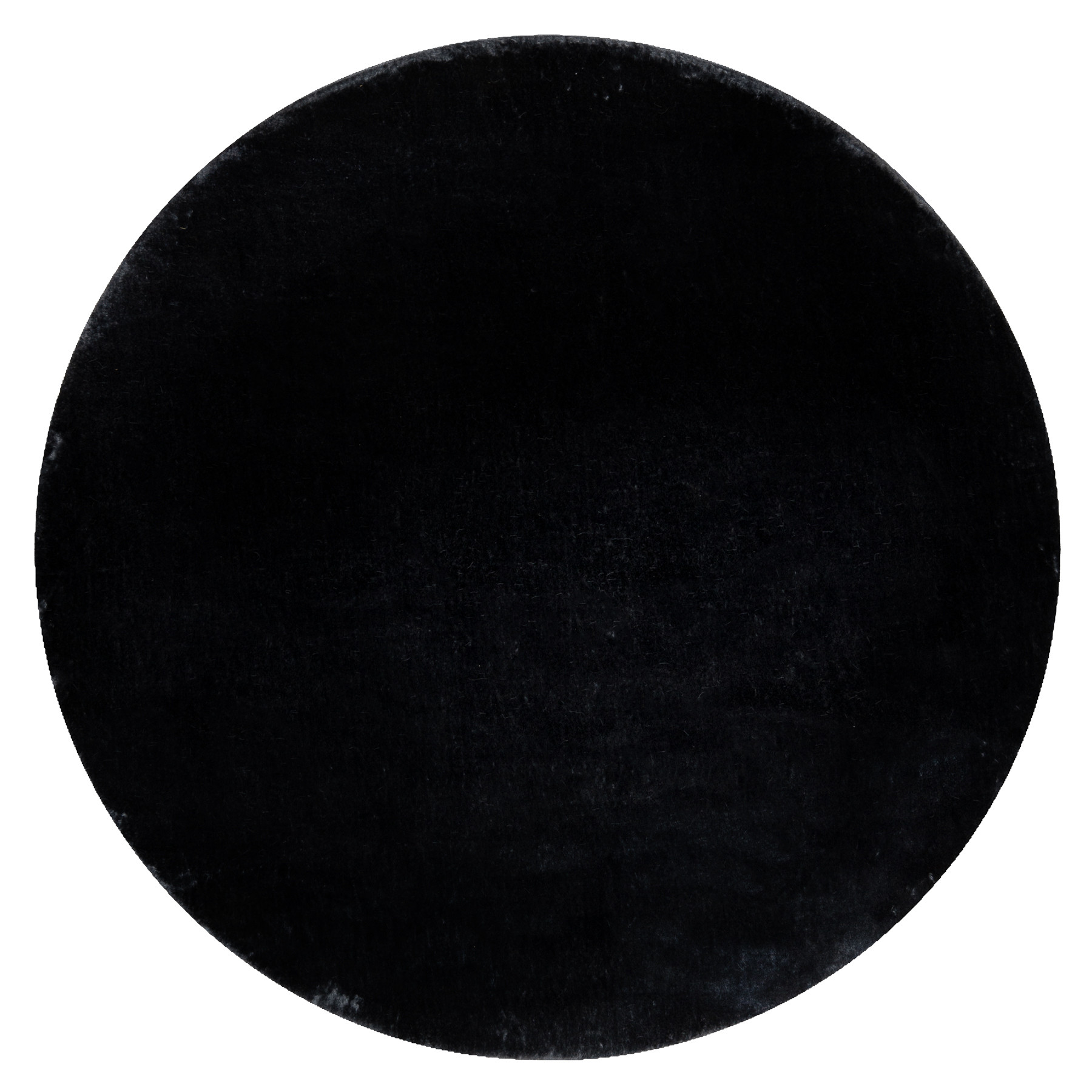 Dywany Łuszczów, Kusový koberec Visco Rabbit Dark grey 5 kruh, 200x200 (průměr) kruh, šedá, dětský pokoj