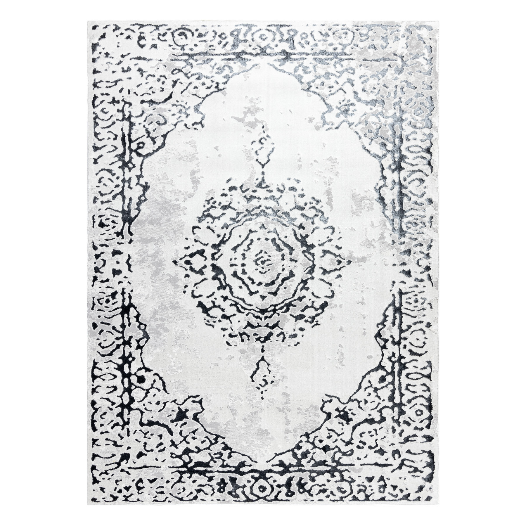 Levně Dywany Łuszczów, Kusový koberec Allure 1961 white/grey, 120x170, šedá, kancelář