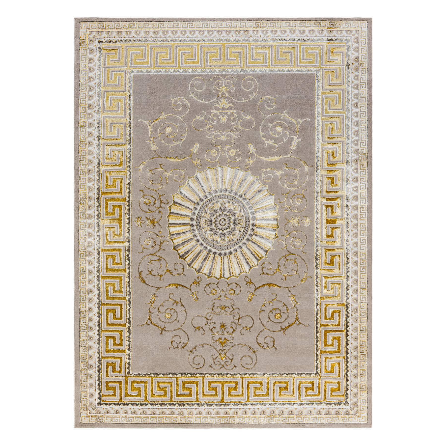 Dywany Łuszczów, Kusový koberec Bliss Z160AZ147 beige/gold, 80x150, béžová, kancelář