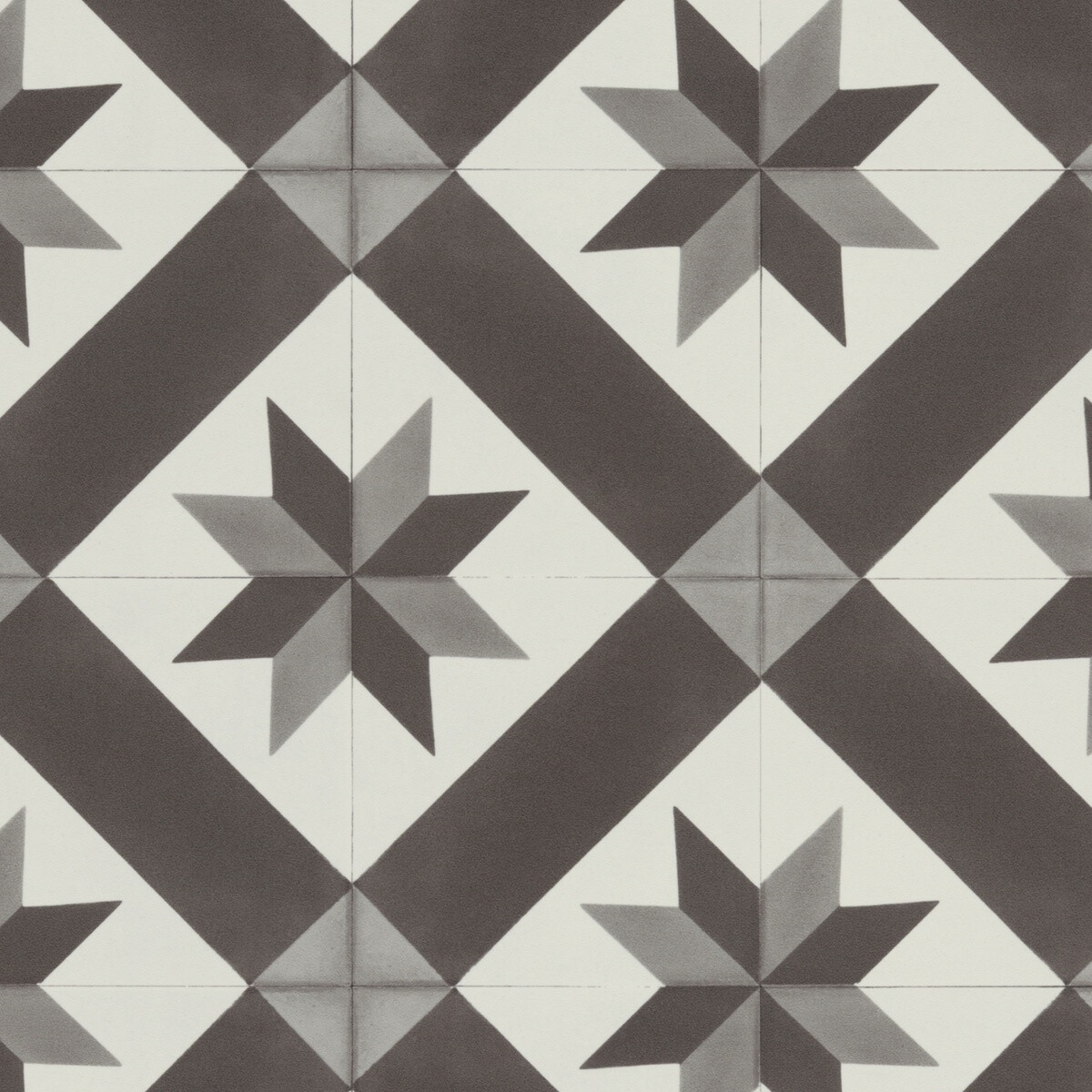 Levně Gerflor, PVC podlaha - lino AladinTex Ultra 2226 Cordoba black/white, na míru, šíře 4m, černobílá, filc, chodba / předsíň