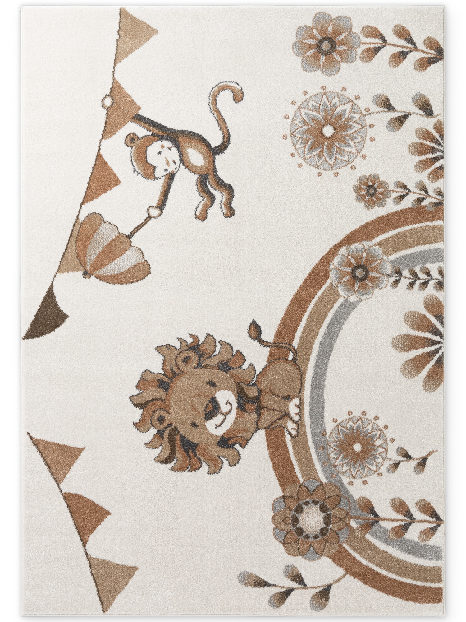 Levně Villeroy & Boch, Dětský kusový koberec Villeroy & Boch Boho Kids 106309 Cream Multicolor, 120x170, bílá, dětský pokoj