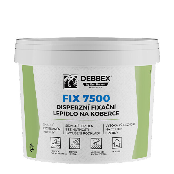 Levně Den Braven Disperzní fixační lepidlo na koberce FIX 7500 - 10 kg