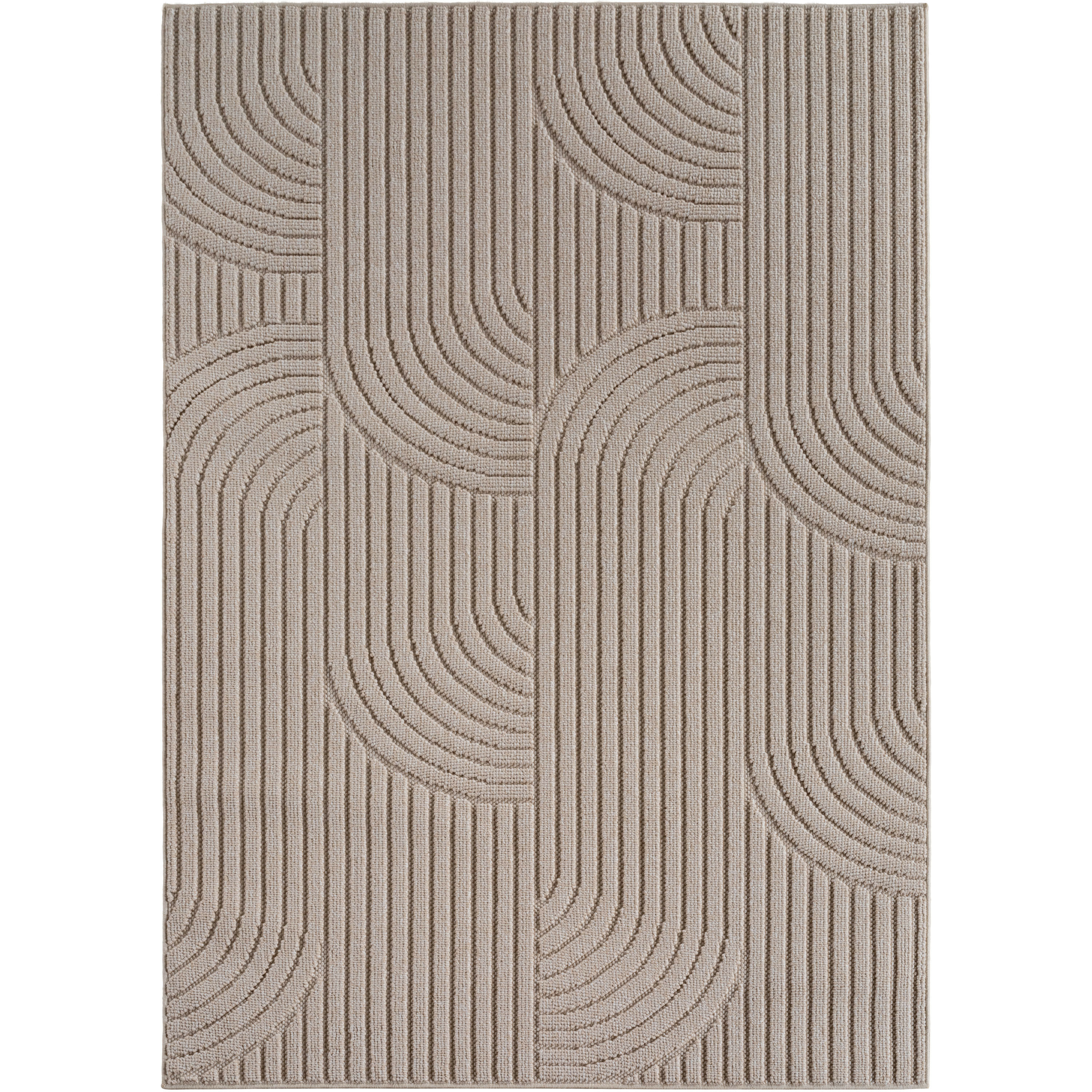 Levně Ayyildiz, Běhoun Helix 2201 beige, 80x250, béžová, chodba / předsíň