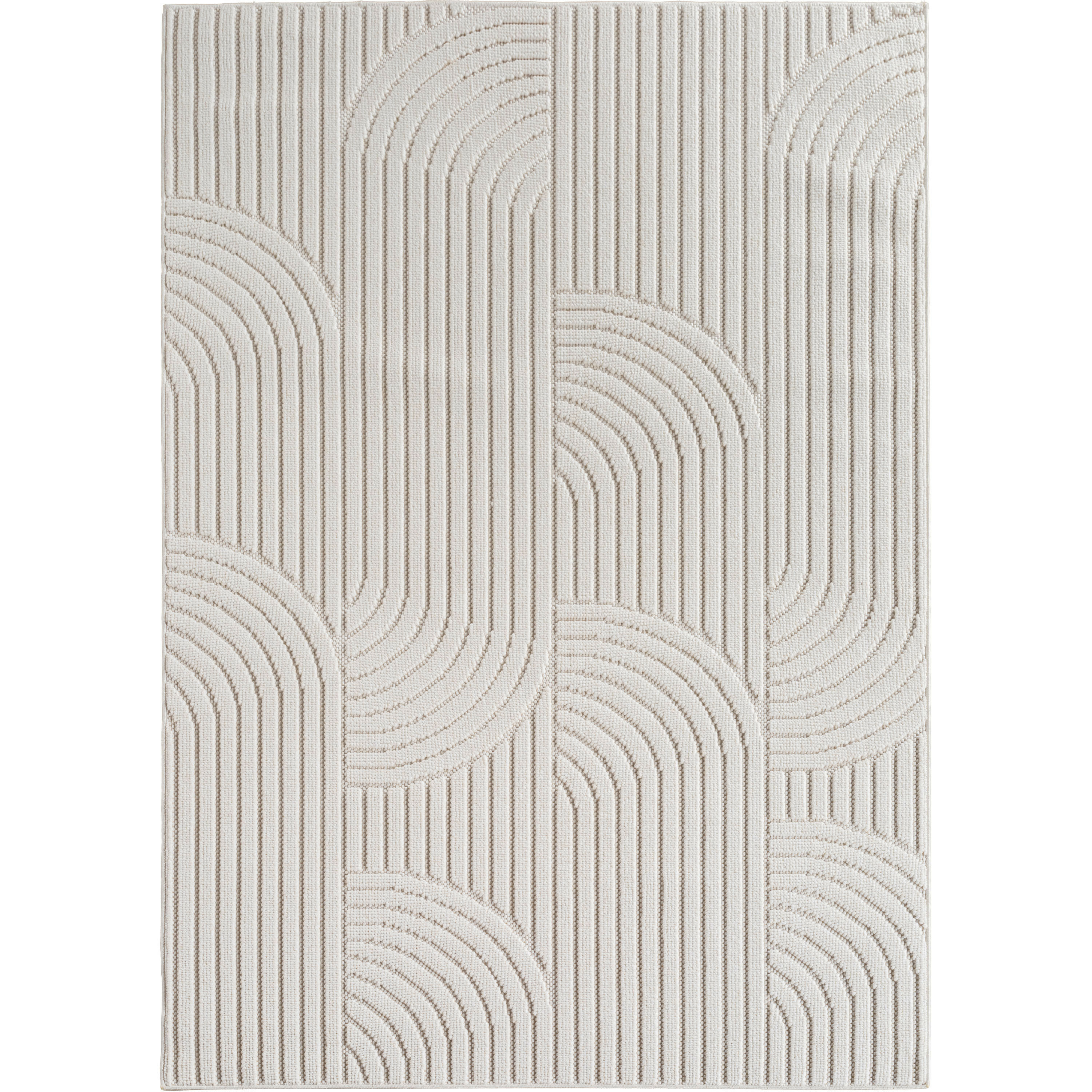 Levně Ayyildiz, Běhoun Helix 2201 cream, 80x250, bílá, chodba / předsíň