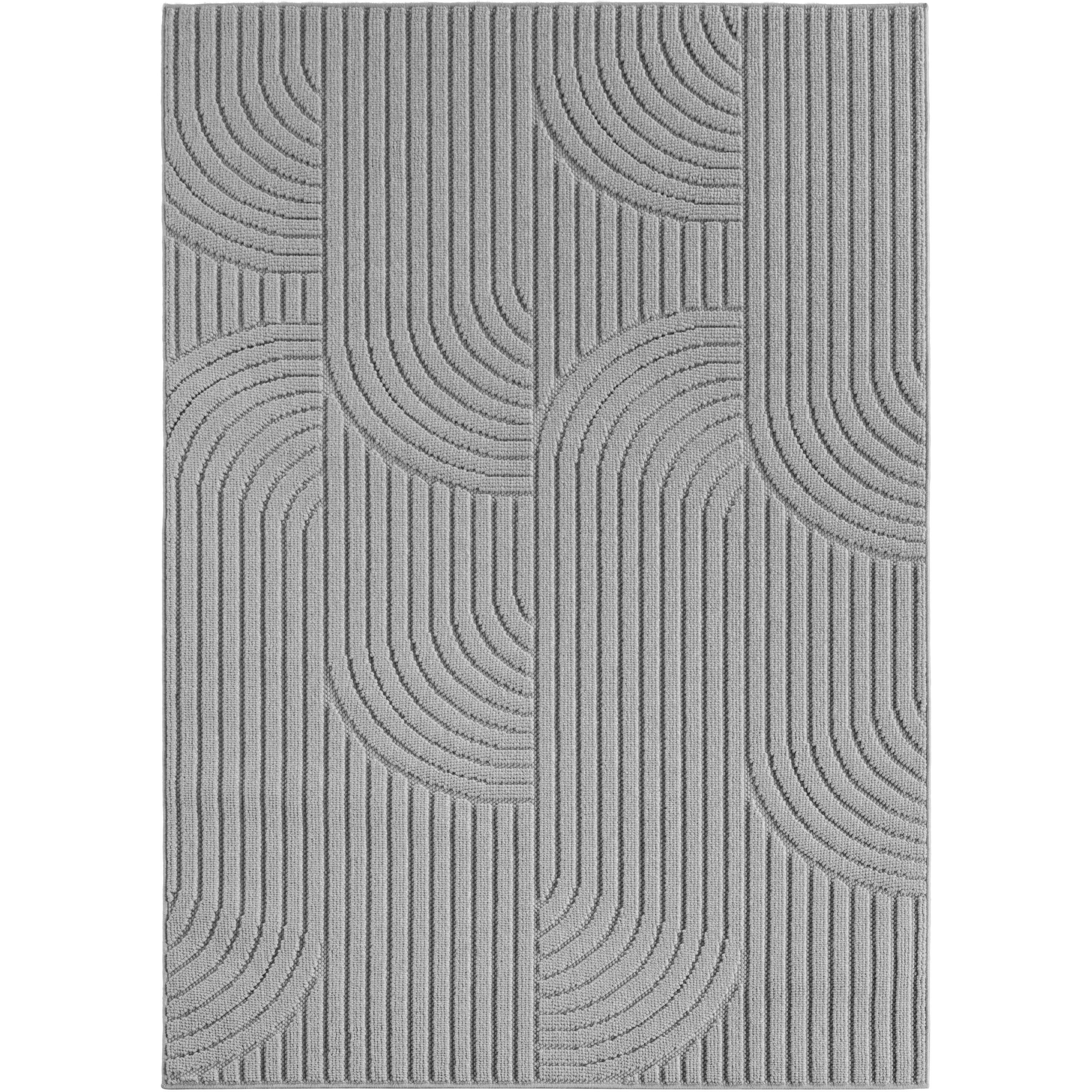 Ayyildiz, Kusový koberec Helix 2201 silver, 160x230, šedá, chodba / předsíň