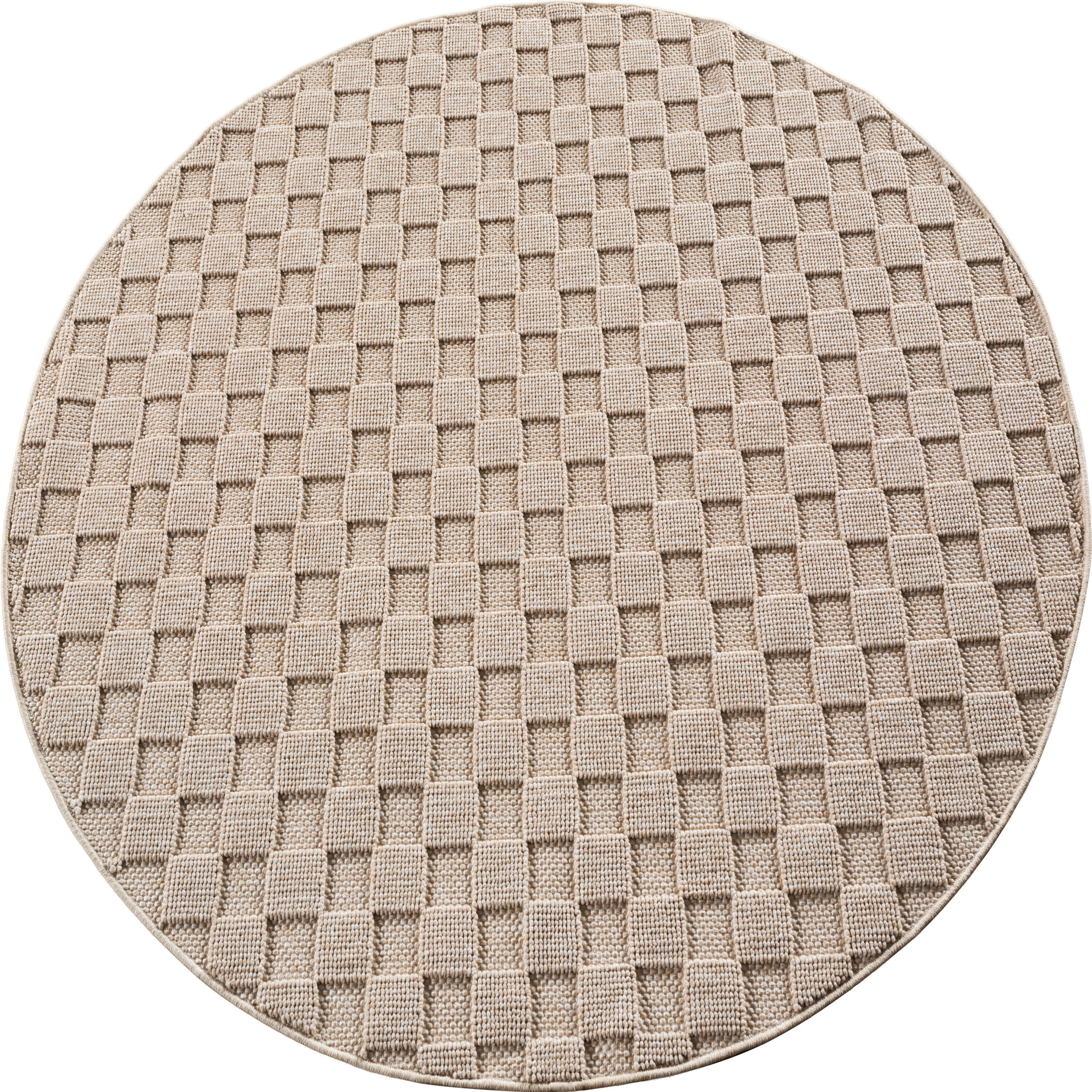Levně Ayyildiz, Kusový koberec Helix 2203 beige kruh, 120x120, béžová, chodba / předsíň