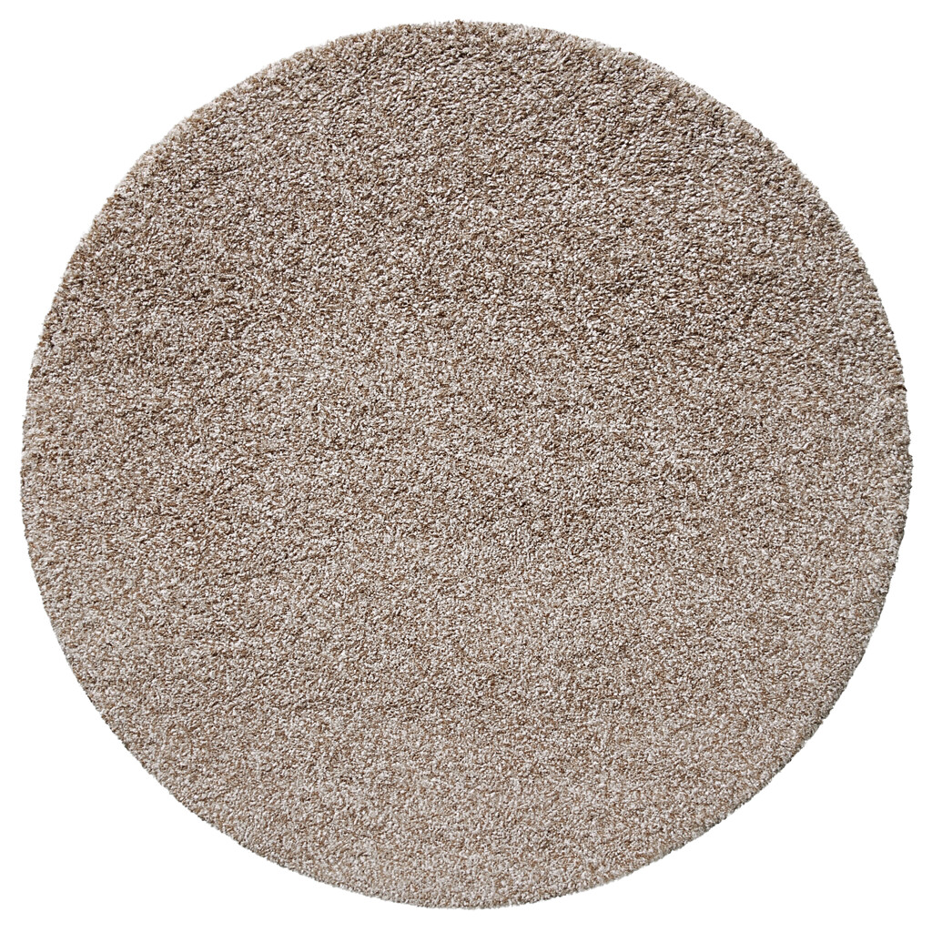 Levně Ayyildiz, Kusový koberec Life Shaggy 1500 beige kruh, 120x120 (průměr) kruh, béžová, ložnice